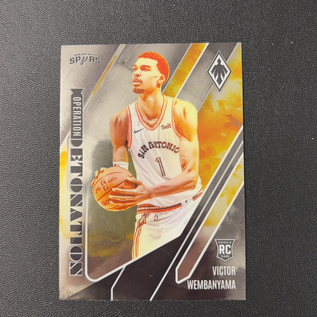 2023-24 Panini PHOENIX Victor Wembanyama RC 23-24 凤凰 马刺 新秀 文班亚马 热成像 库里 詹姆斯 东契奇 专收必备 rc rookie