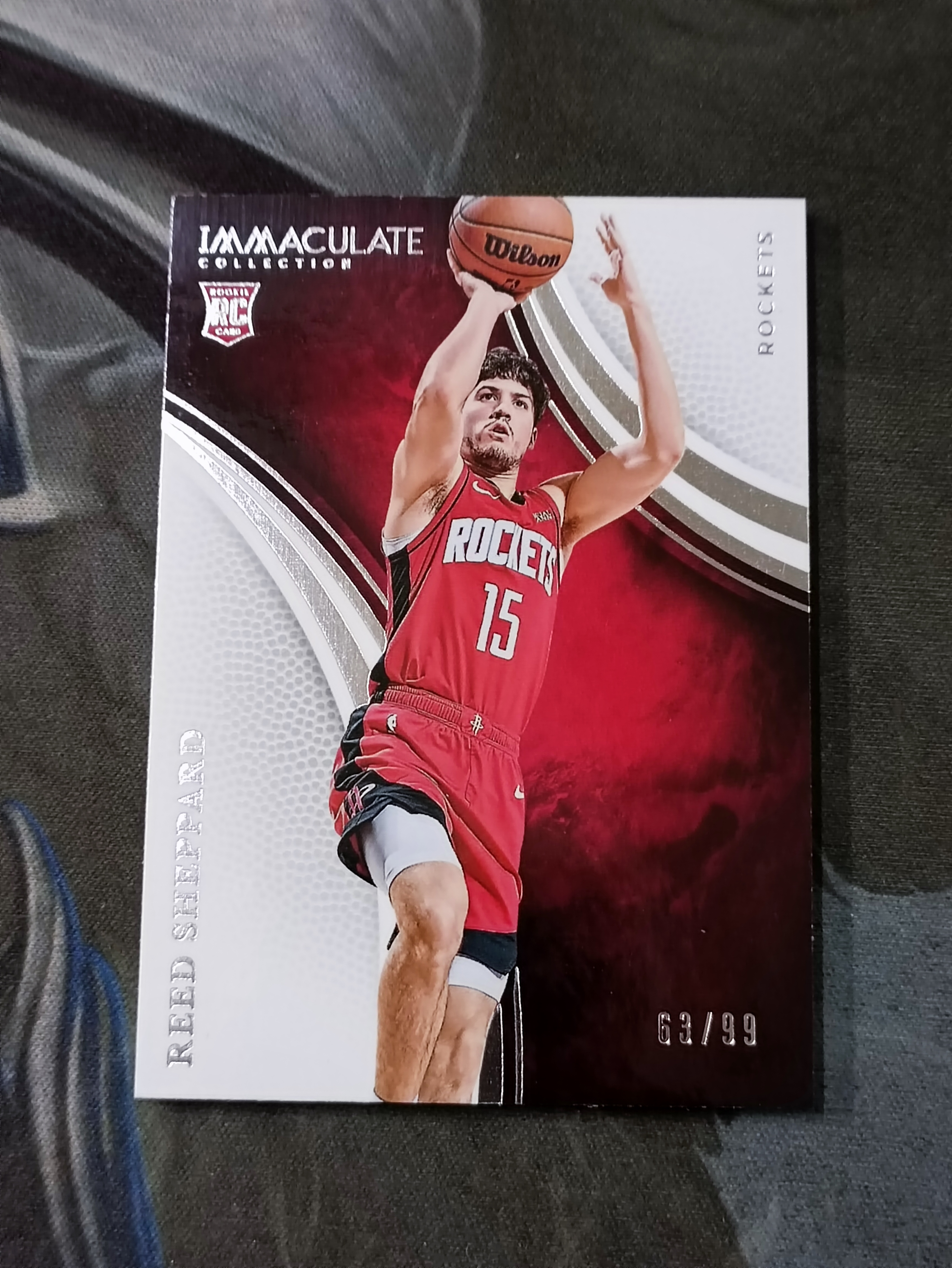 2024-25 Panini Immaculate Reed Sheppard RC 里德谢泼德 新秀 限量63/99编 爱咪咪 Base 火箭#16(品见大图小瑕)《苏州卡通》J【HB】