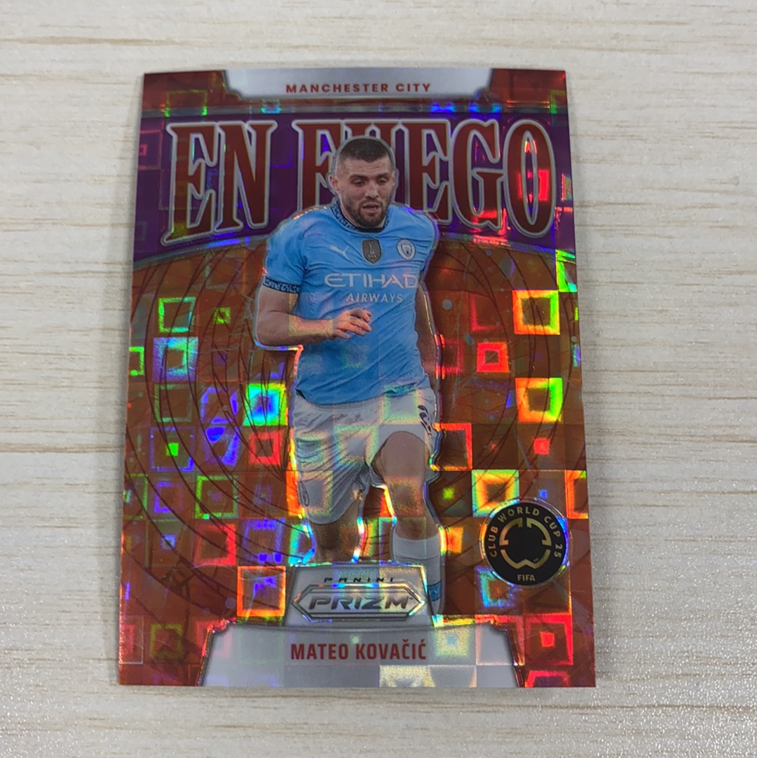 【小牛代拍】2025 Panini Prizm FIFA Club World Cup Mateo Kovacic 马特奥 科瓦契奇 科瓦西奇 克罗地亚 切尔西 曼城 49编 紫潘多拉 折射(一哥)