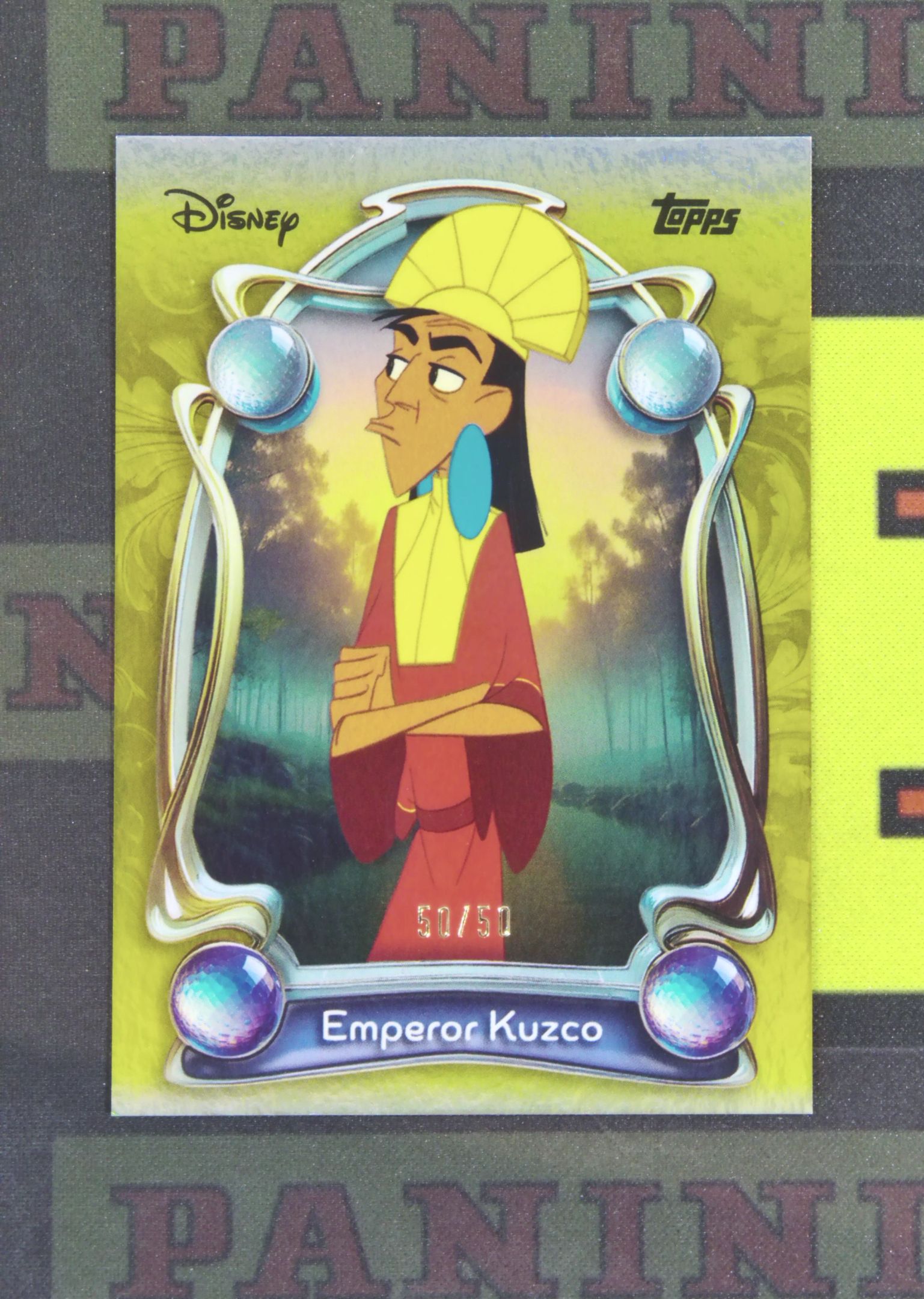2025 Topps Disney Emperor Kuzco Nirvana Project 库斯德 变身国王 50/50 尾编 金折 折射 迪士尼 卡品如图 收藏必备 panpan¥