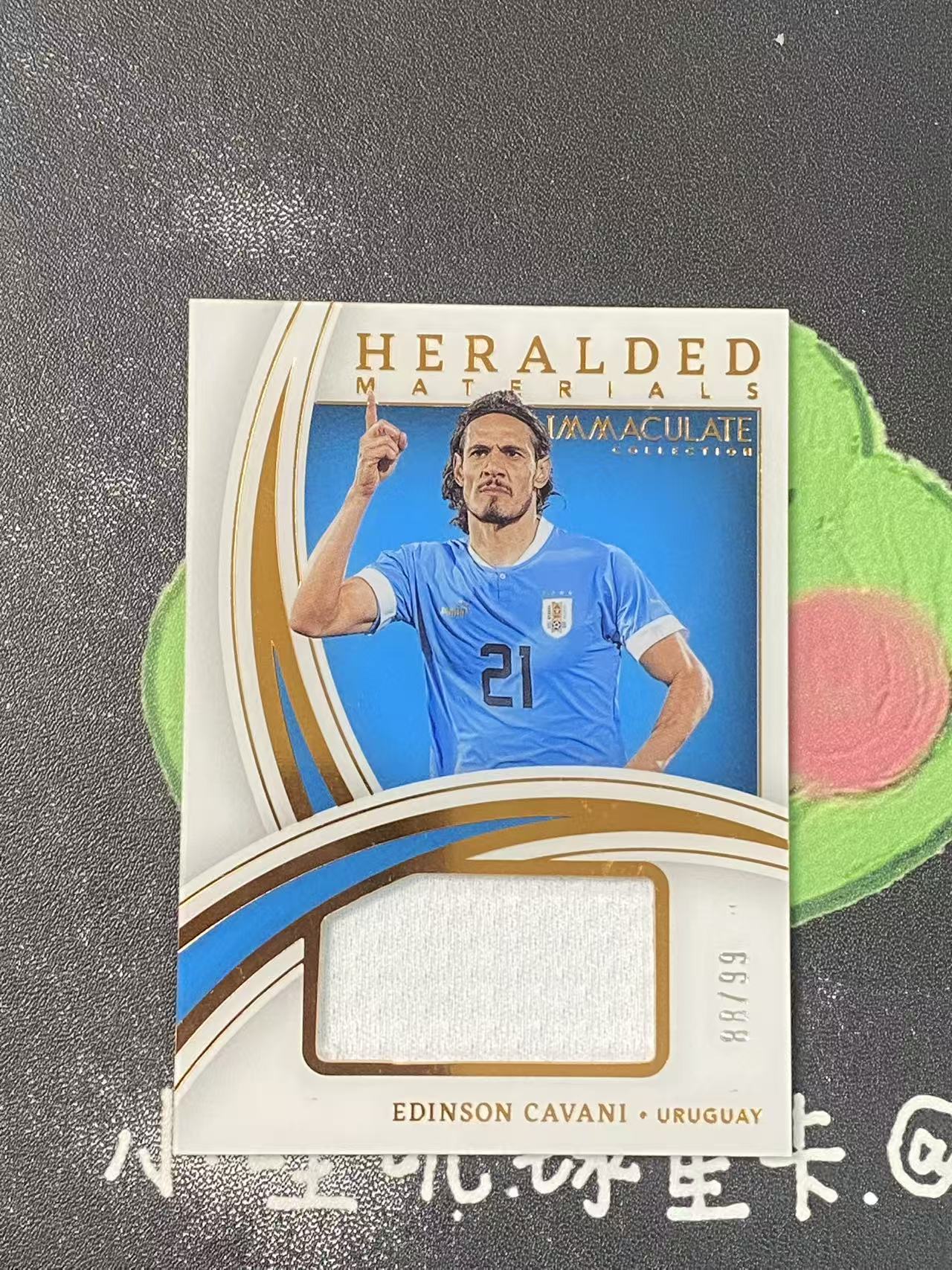 2022-23 Panini Immaculate Edinson Cavani 爱咪咪 乌拉圭 卡瓦尼 99编 物料 球衣 镜面 曼联 微瑕如图【ZYP代拍】暴暴