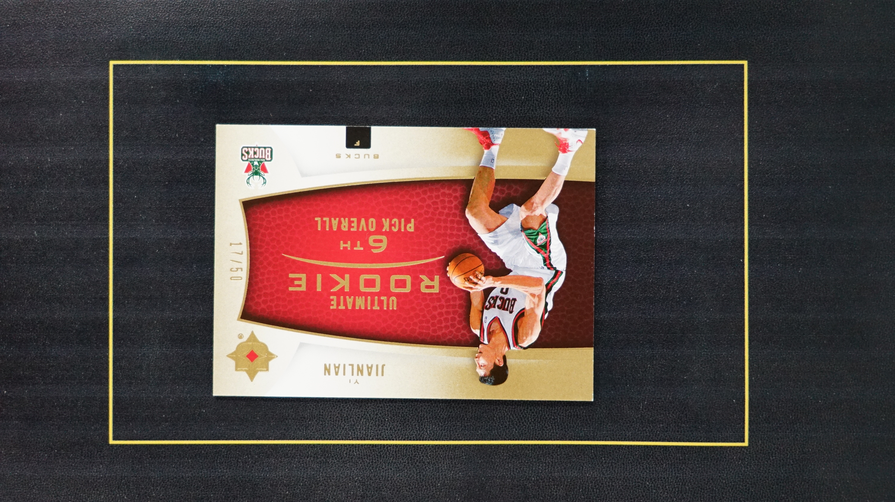 2007-08 Upper Deck Ultimate Yi Jianlian RC 终极 新秀 雄鹿 易建联 50编 金版【V545-N】8 ...