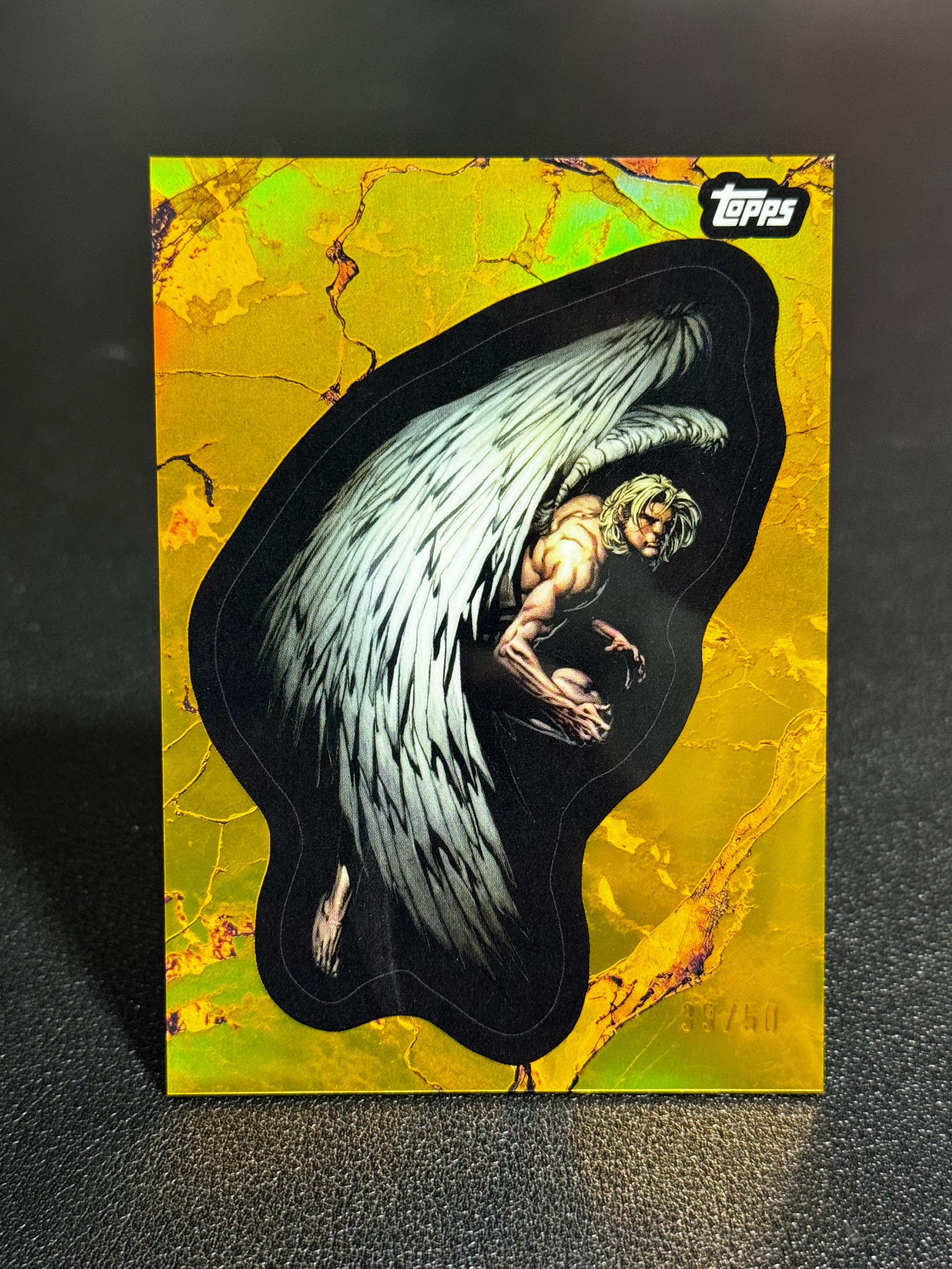 2025 Topps Marvel (MCU) Comic Book Heroes 1975黄金年代 漫威 金折 50编 Angel 天使 #58 LWOY