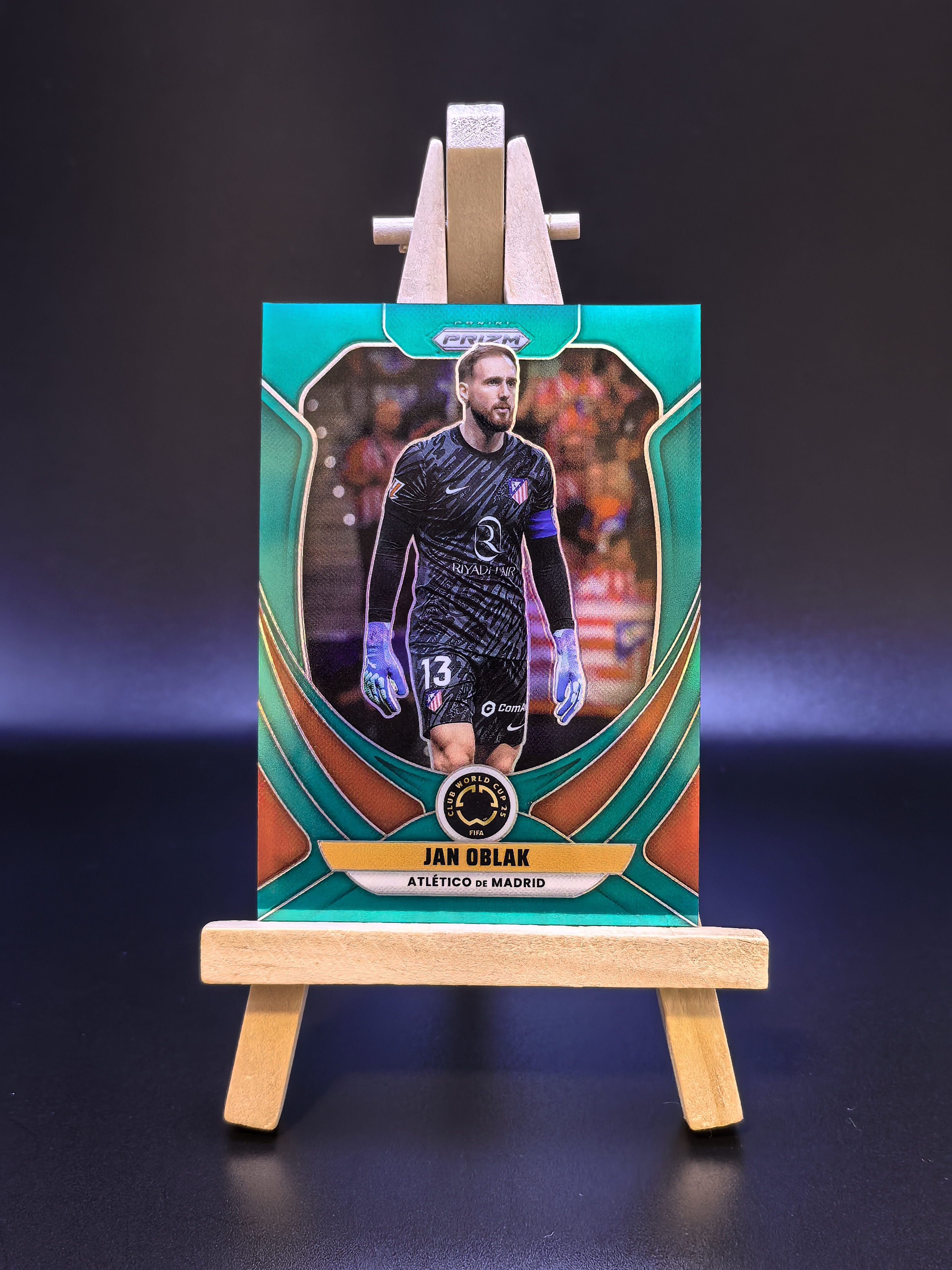 2024-25 Panini Prizm 元年世俱杯pz Jan Oblak 马竞 马德里竞技 门神 奥布拉克 青绿折 限量99编 卡品如图(cy)