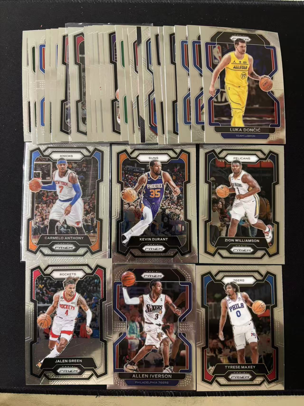 【星辰】PANINI 多年份 PRIZM系列 东契奇 077 安东尼 杜兰特 锡安 威廉森 杰伦 格林 艾佛森 马克西 等 LOT