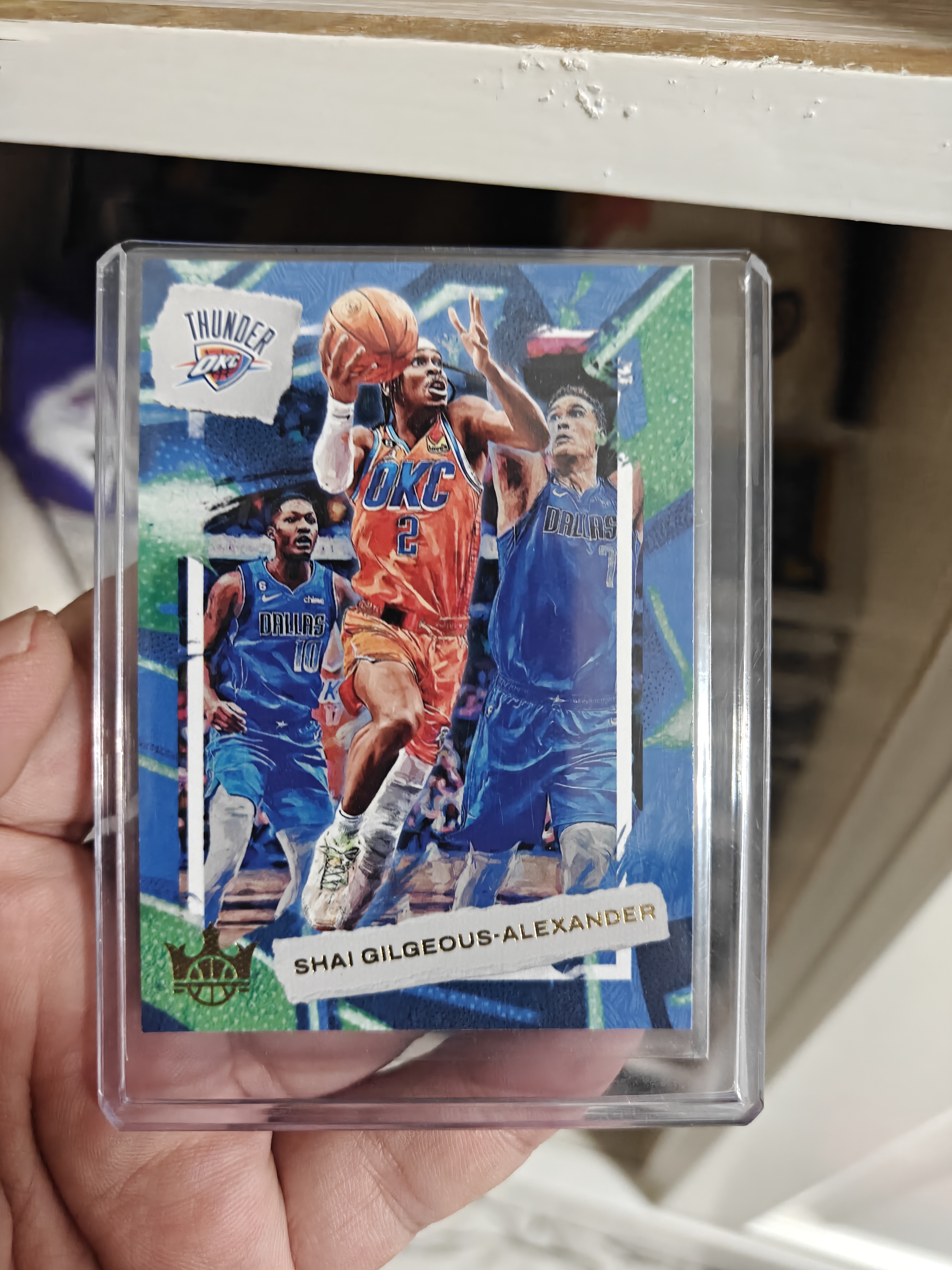 2022-23 Panini Court Kings Shai Gilgeous-Alexander #28 亚历山大 油画 雷霆 SGA 吉尔杰斯 油画系列