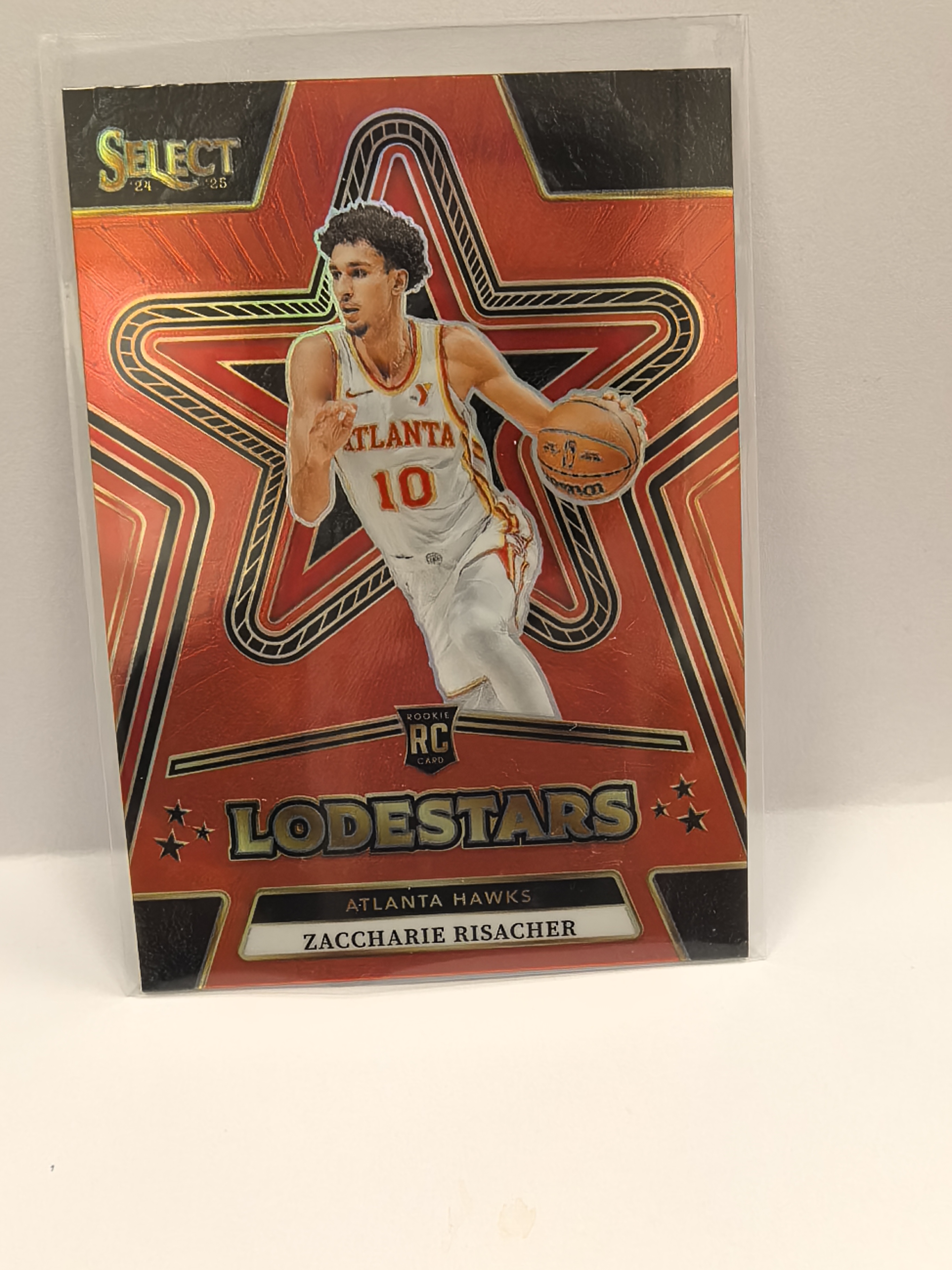 2024-25 Panini Select Zaccharie Risacher 老鹰 扎卡里 里萨谢 新秀 rc 红折 折射 特卡 专收必备