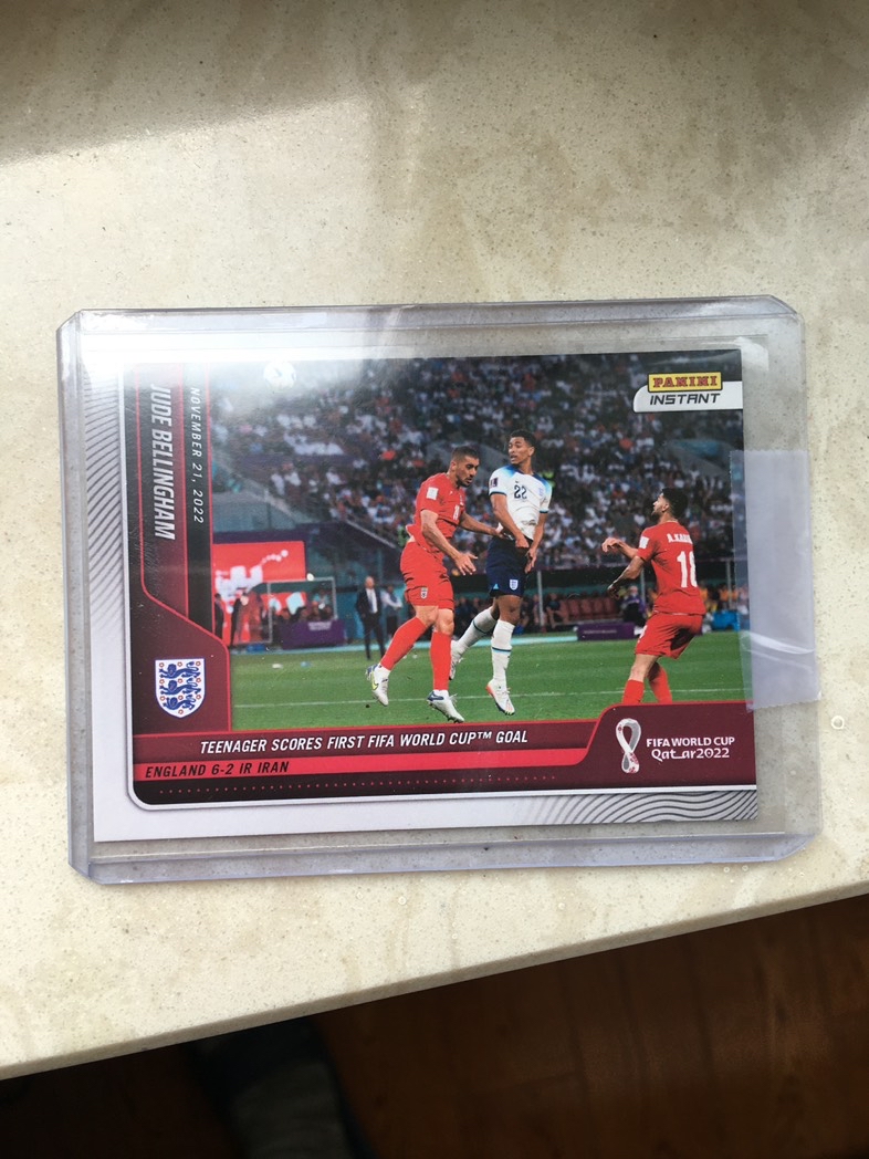 2022 Panini Instant Jude Bellingham Panini 帕尼尼 2022世界杯 Instant 英格兰 贝林厄姆 皇马 多特蒙德 全球限量361张