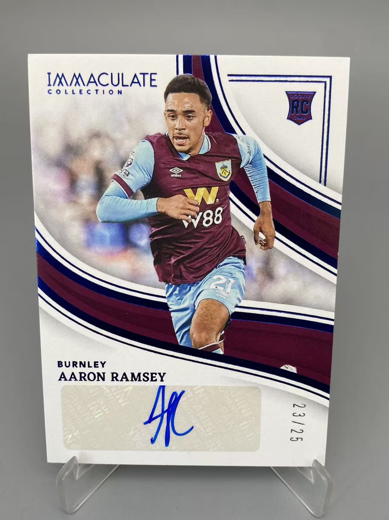 【拆吧代拍】2023-24 panini immaculate aaron ramsey 英超 伯恩利 阿隆 拉姆齐 rc 新秀 签字 23/25编 天使1128