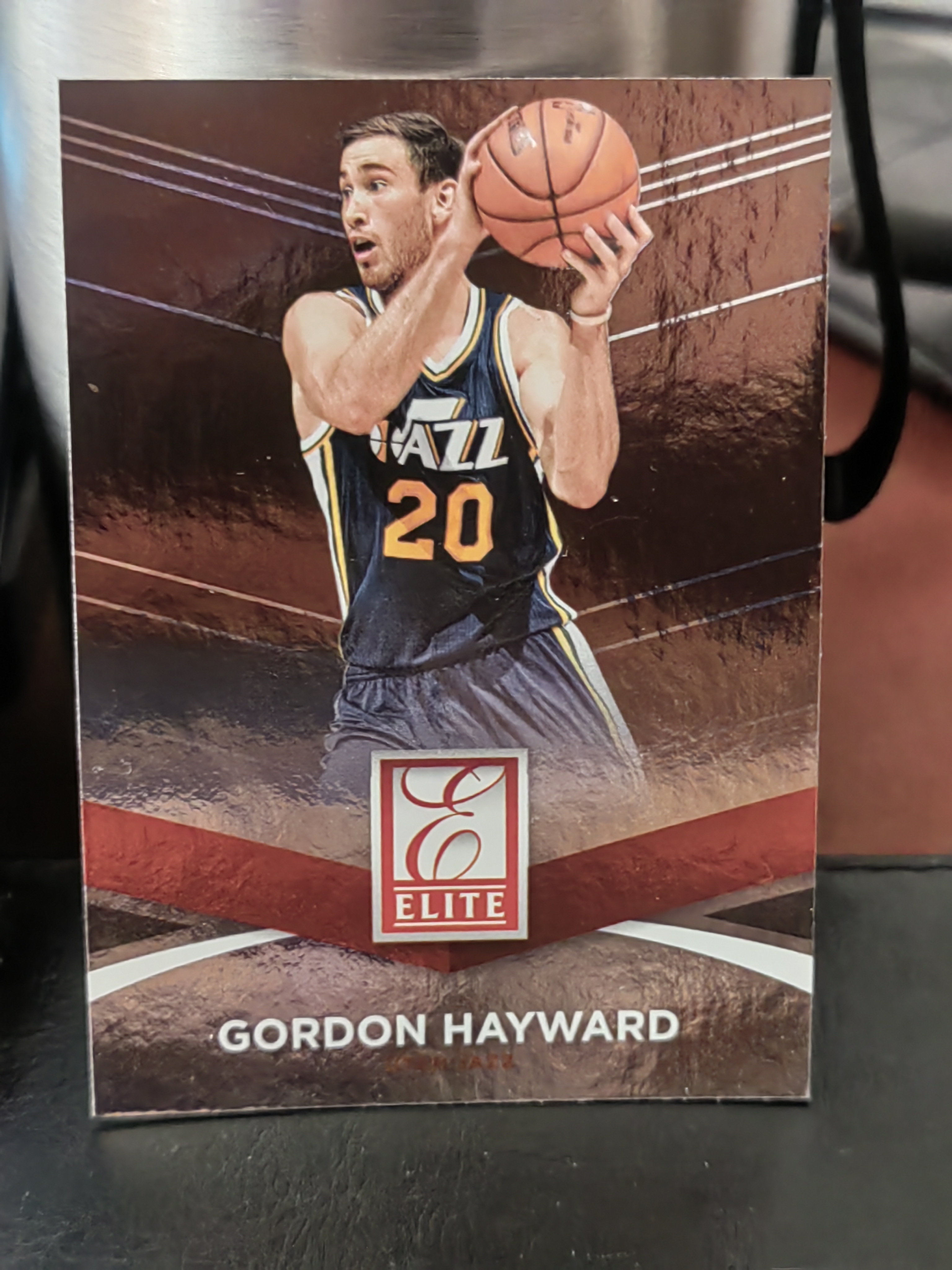 2014-15 Panini Donruss Gordon Hayward 杜蕾斯 精英插入 戈登 海沃德 海公公 爵士 第一张 篮 白边白角 不保卡品 卡品如图
