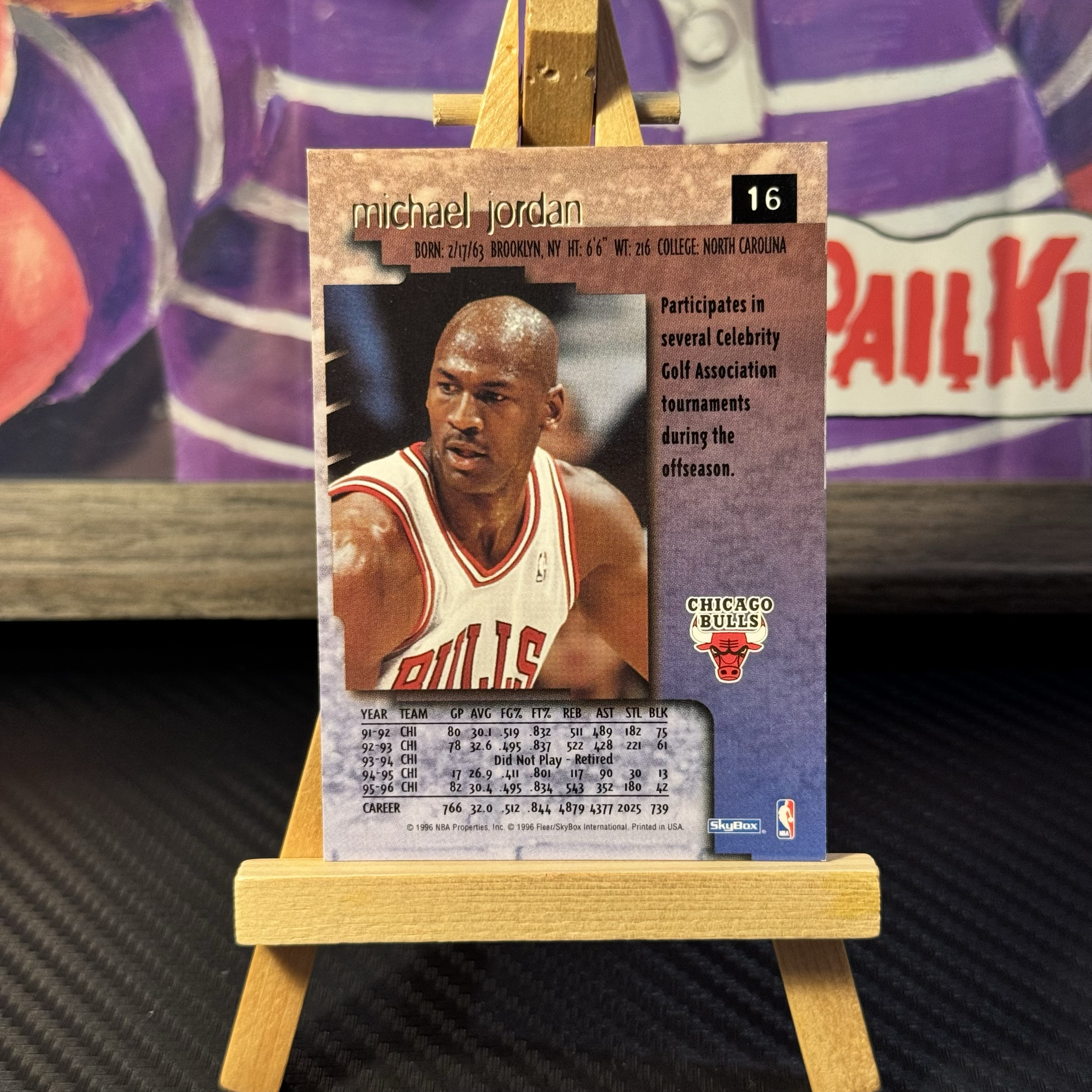 1996 UD FLEER SKYBOX MICHAEL JORDAN 迈克尔 乔丹 高端系列 超美老卡 扣篮选图 NBA 芝加哥 公牛 传奇名宿 飞人迈克尔 收藏必备