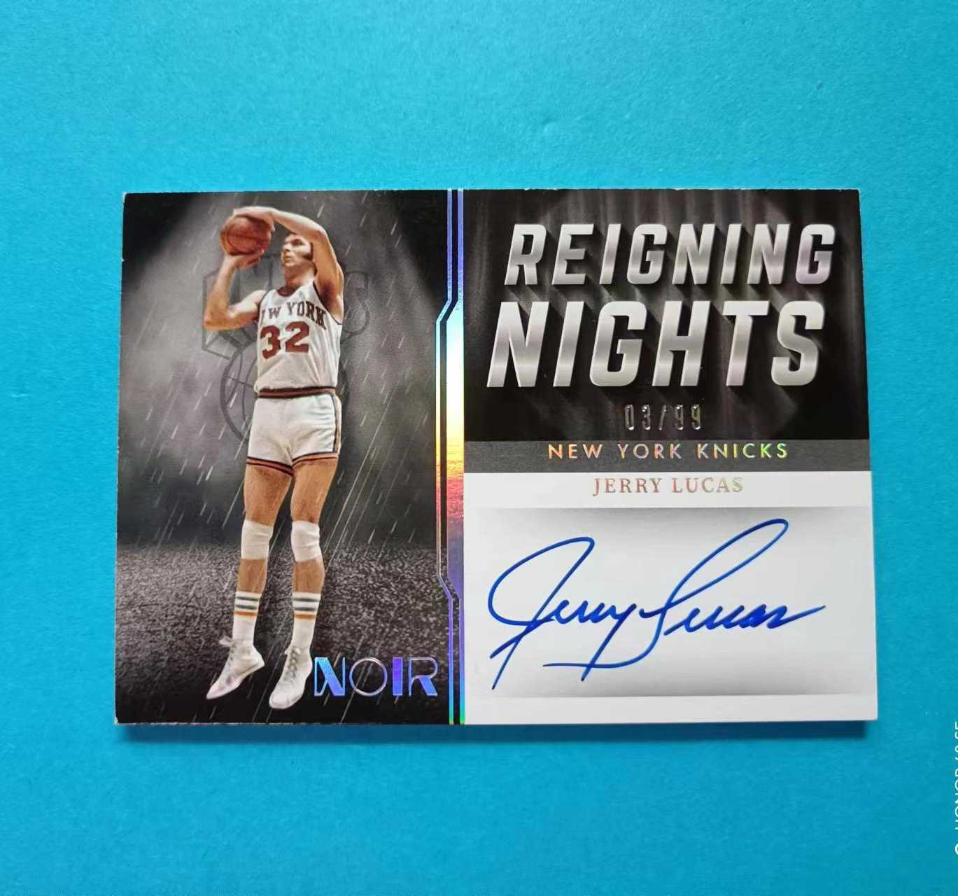 2021-22 panini noir jerry lucas 【承诺】尼克斯名宿 杰里卢卡斯