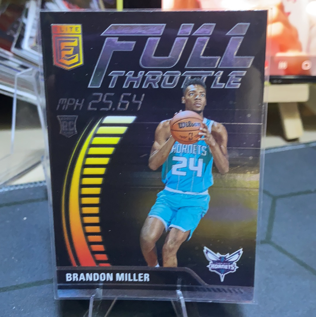 2024 Panini Optic Brandon Miller RC 可存卡!!!【大咖代卖】精英 黄蜂队 新秀 布兰登 米勒 新秀 时速特卡 新秀 杜蕾斯 卡品如图 专收必备