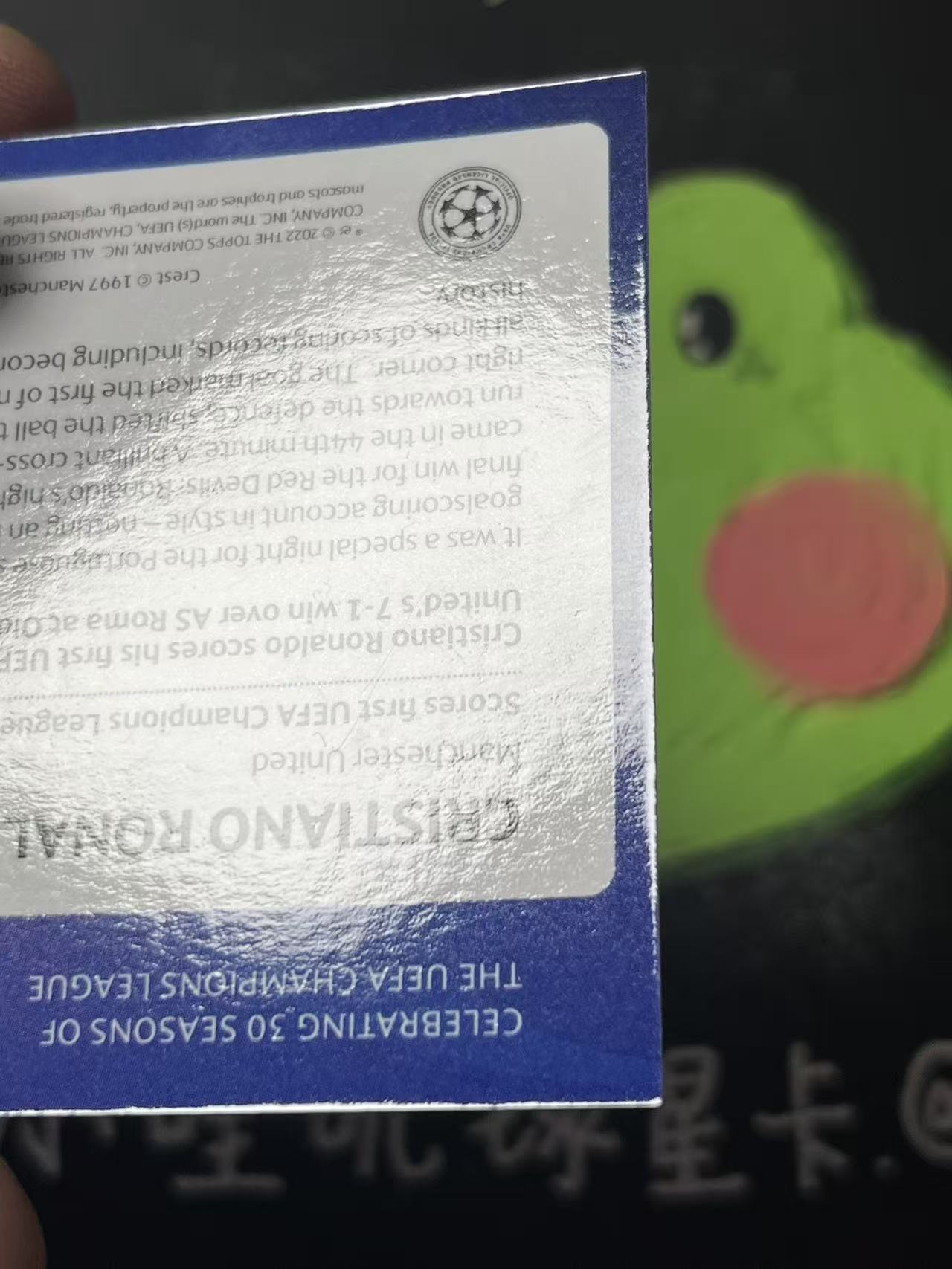 2024 Topps Topps Cristiano Ronaldo 曼联 C罗 总裁 金球先生 皇马 微瑕如图【ZYP代拍】北凉