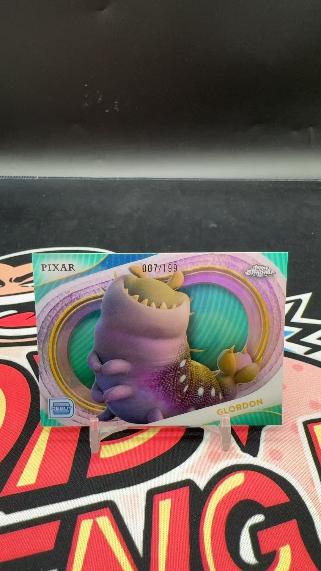 【玩具坑】2025 Topps Disney Chrome 迪士尼 TC系列 base 淡绿折 199编 #140 glordon