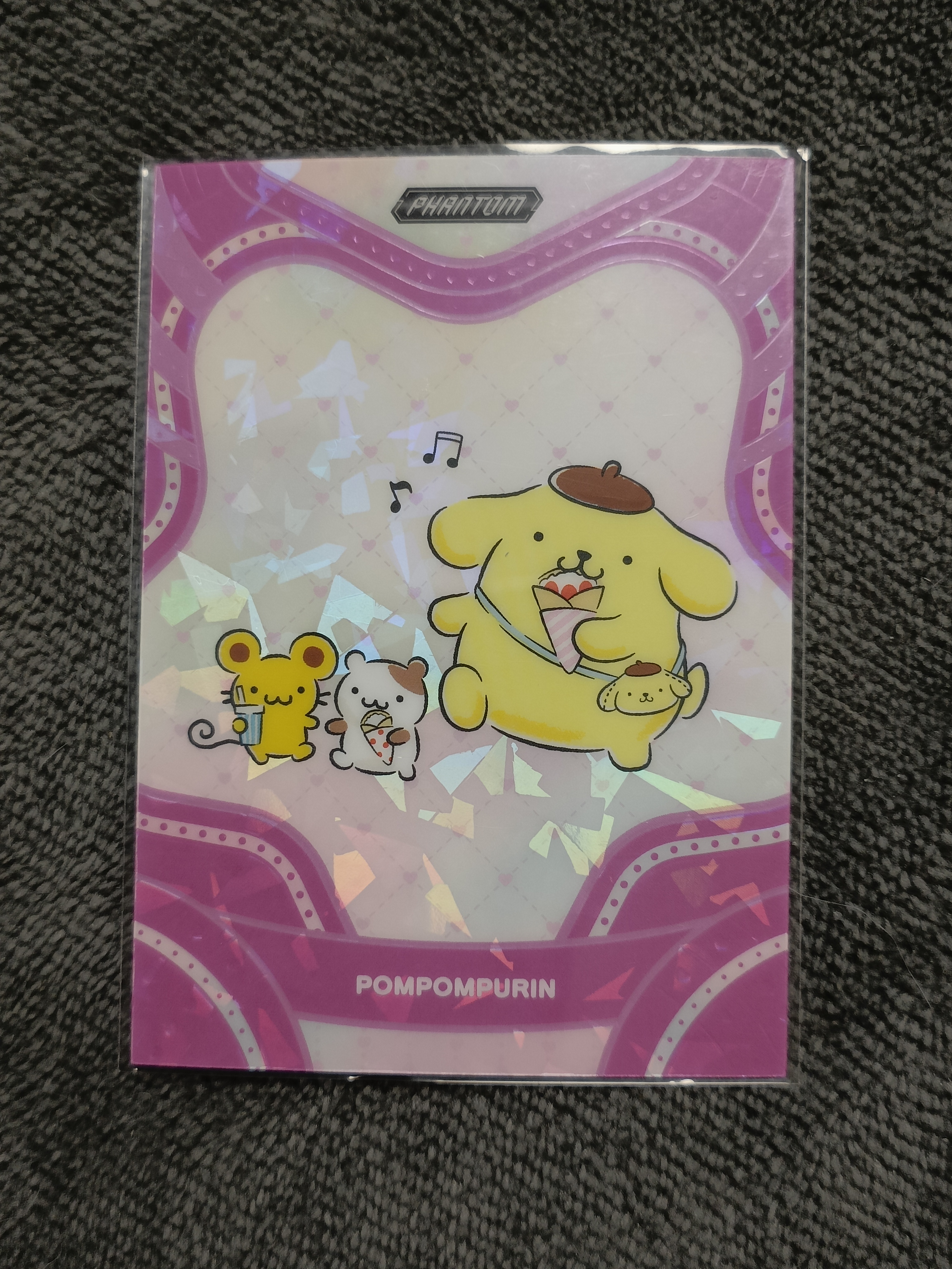 2023 Kakawow PHANTOM 三丽鸥家族系列收藏卡 POMPOMPURIN 布丁狗 【谦谦拍卖】PSA-IPU-32 紫折 041/115编 秋鹿