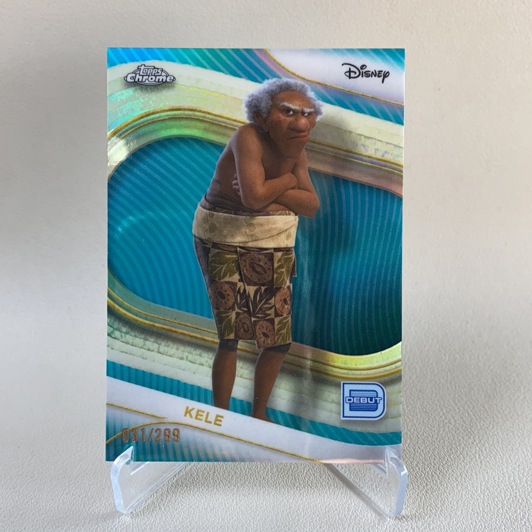 【弈卡代拍】2025 Topps Disney chrome 迪士尼 TC 特卡 青折 折射 海洋奇缘 凯莱 KELE 31/299编 品相如图 凑套必备 LZC
