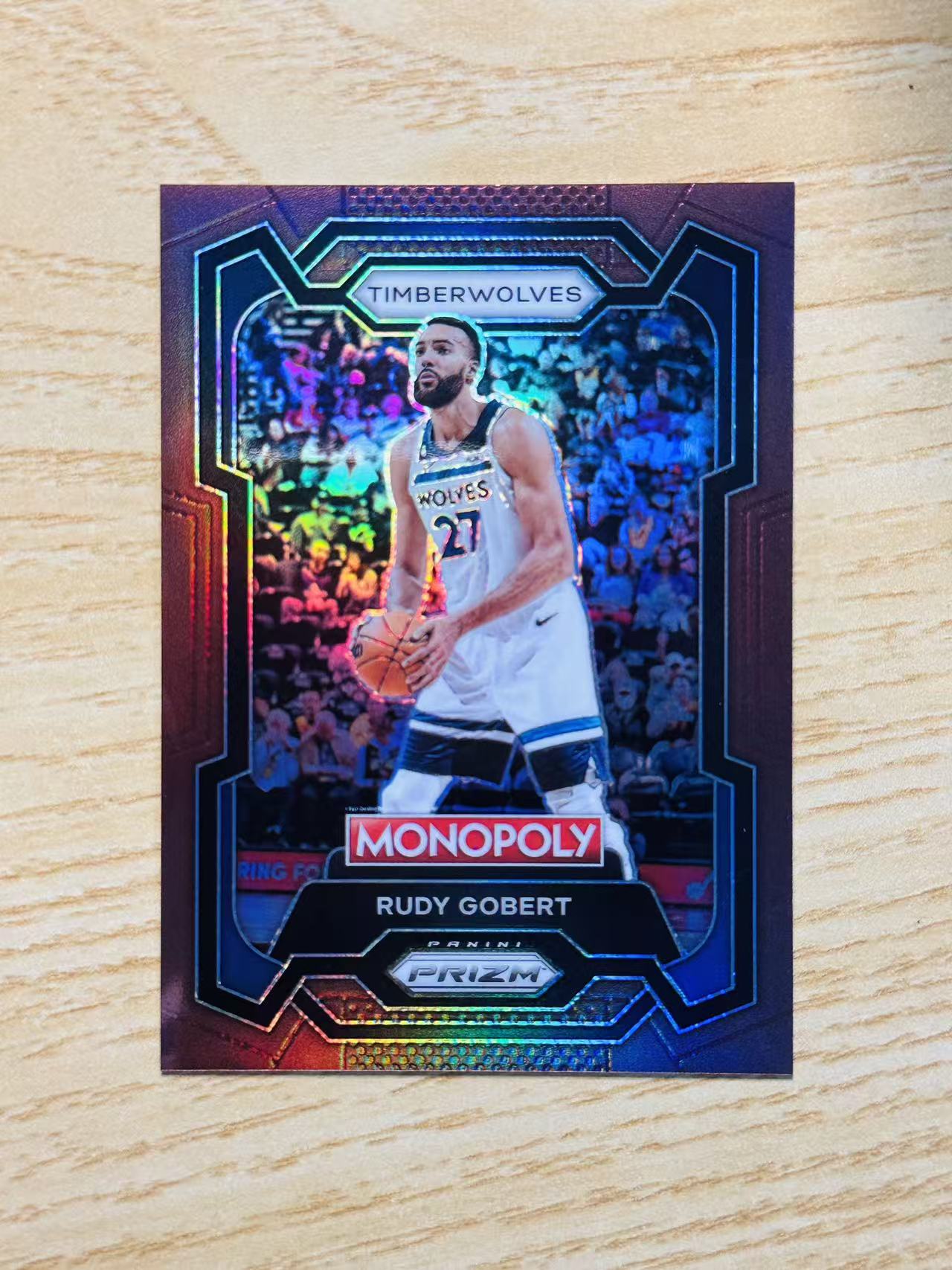 2023-24 Panini Prizm Rudy Gobert 嘿嘿代卖 鲁迪 戈贝尔 红酒折 249编 森林狼 法棍 收藏必备