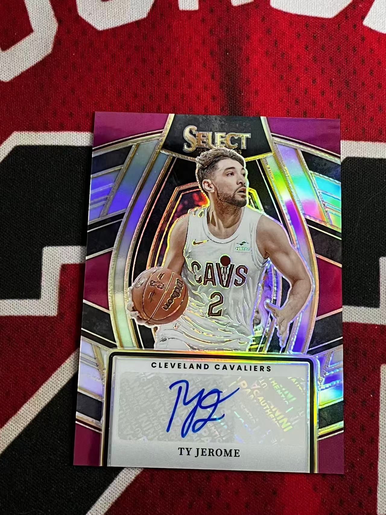 【接寄拍】2023-24 PANINI SELECT 骑士 泰杰罗姆 签字卡 银折 折射 本赛季数据大爆发 专收凑套必备【烂臭嘴拍卖】