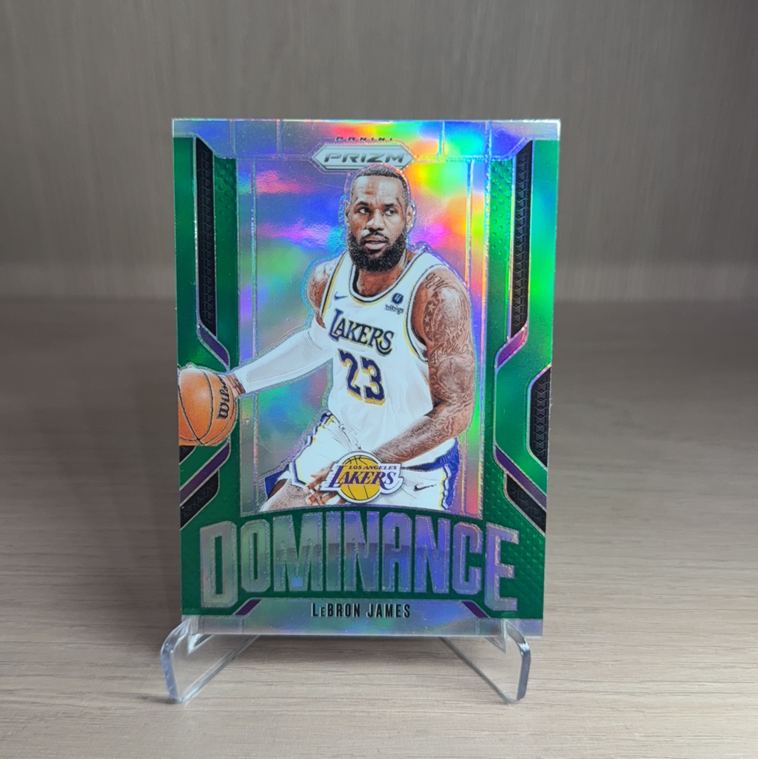 2024-25 Panini Prizm LeBron James 【免费拍卖】 勒布朗 詹姆斯 湖人 绿折 统治特卡 PZ系列 卡品如图 值得收藏!!
