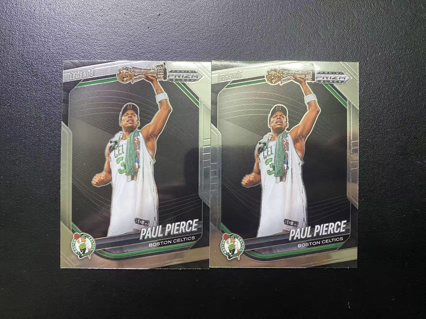 2024-25 Panini Prizm Paul Pierce 凯尔特人 名宿 保罗 皮尔斯 pz black 捧杯 特卡 两张打包 nt