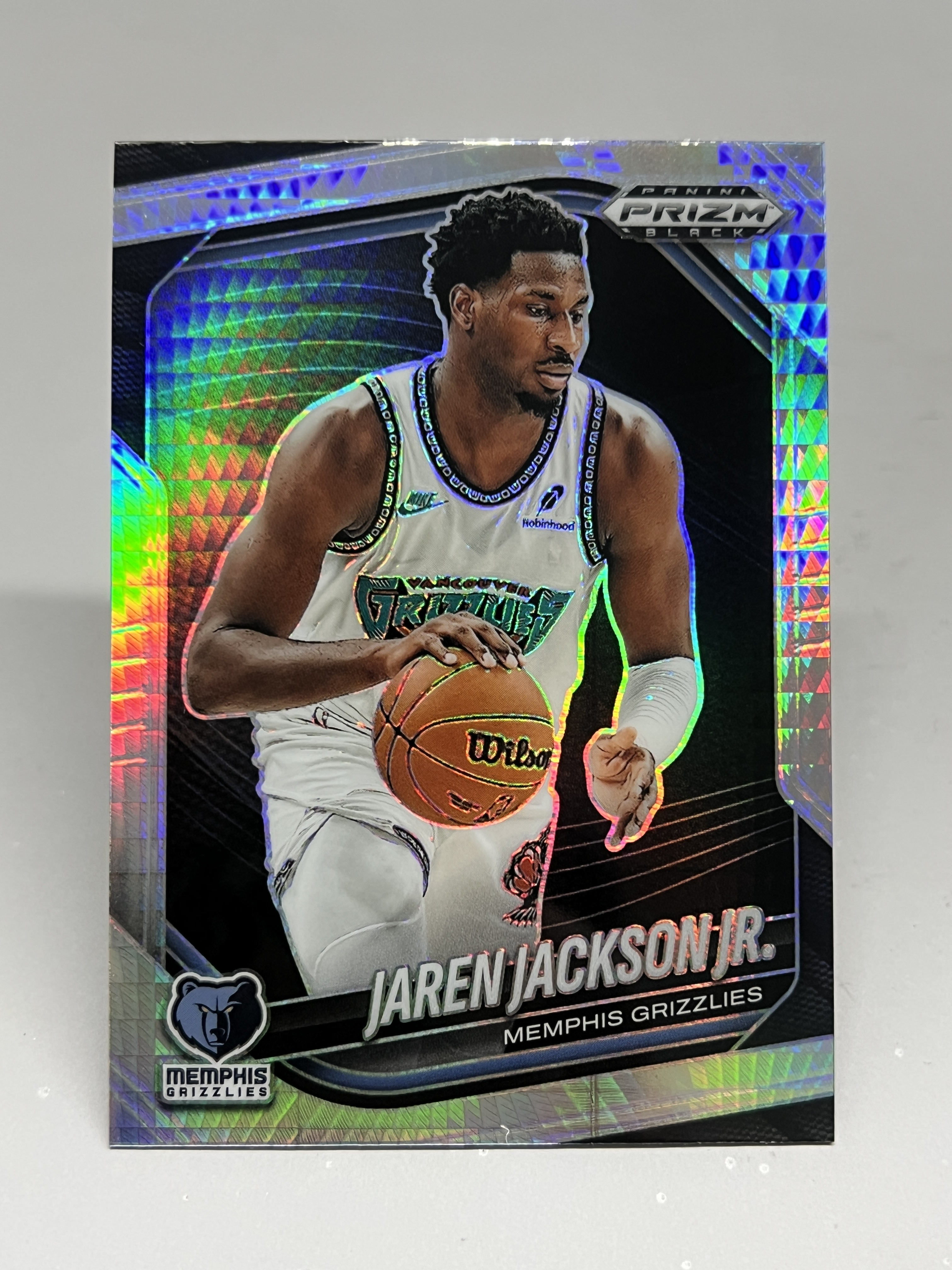 2024-25 Panini Prizm Jaren Jackson Jr. 【挂机拍卖】帕尼尼 小贾伦·杰克逊 银折 棱镜折 灰熊 #2 卡品如图 收藏 凑套