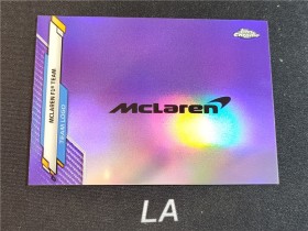 【LA拍卖】2020 Topps Chrome F1 元年 迈凯伦F1车队 车队队徽 Team Logo 紫折 /399 大比例SP 投资必备 KLZ