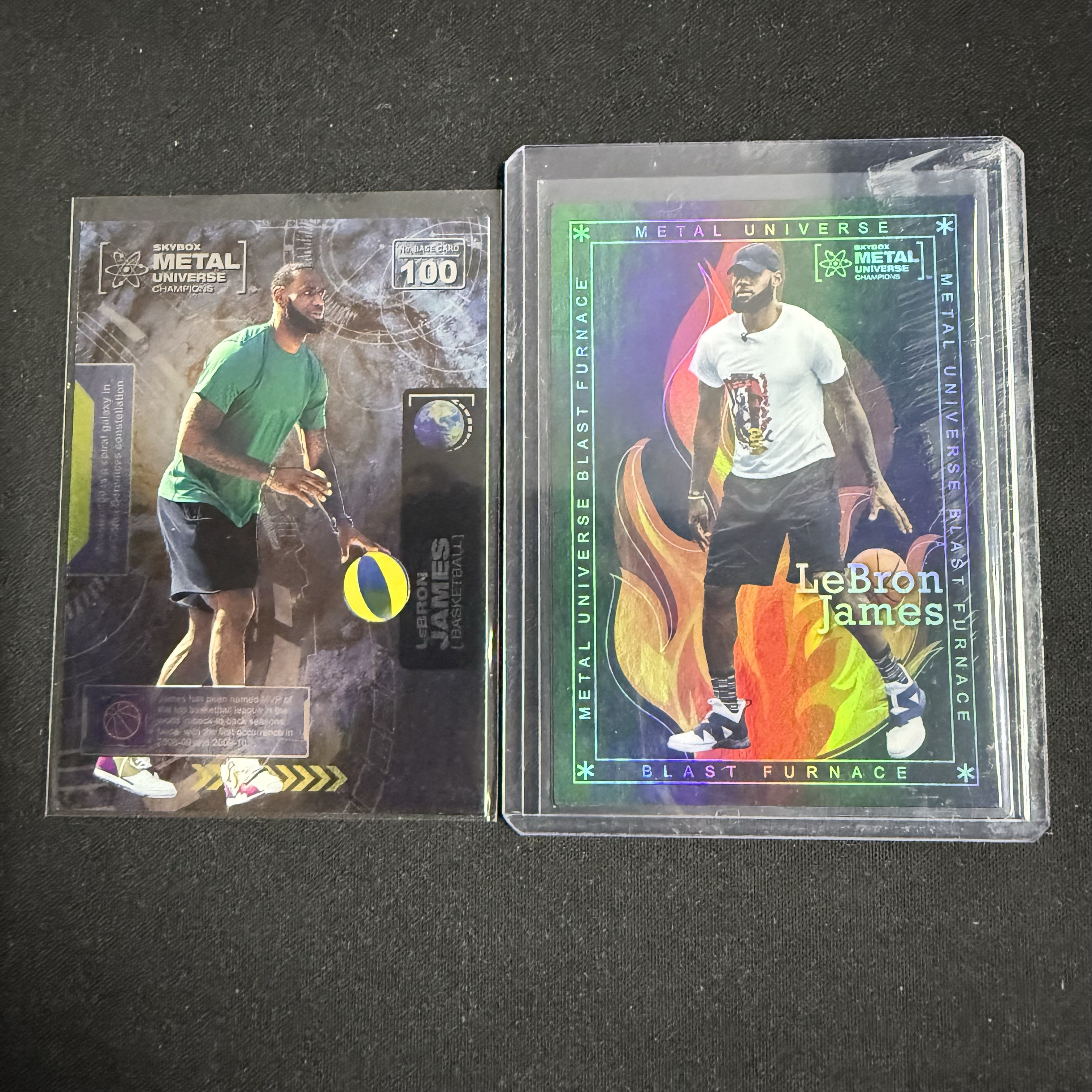 2021 SkyBox Metal LeBron James 【SC拍卖】金属宇宙 篮球 勒布朗詹姆斯 折射 特卡 lot 收藏必备(TOPWEN)