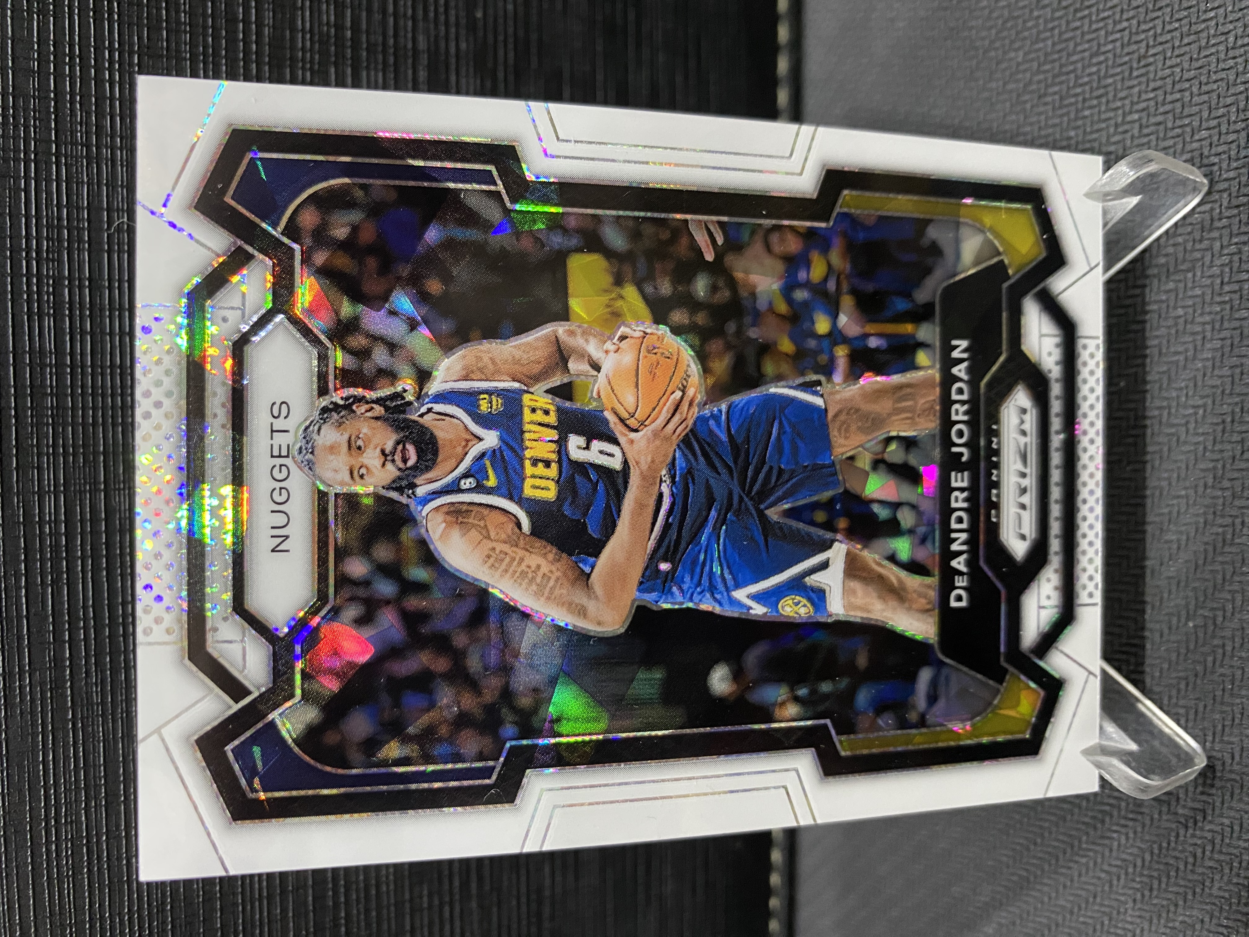 2023-24 Panini Prizm DeAndre Jordan PZ 折射 掘金 德安德鲁 乔丹 白碎冰折 35编 收藏必备 卡品如图 -老道-【乌苏拍卖】