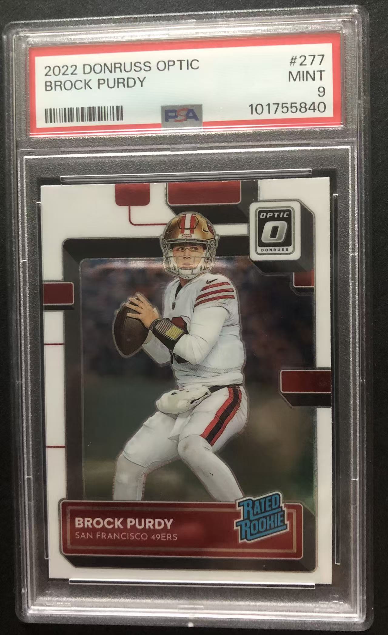 【瞳瞳代卖】2002 Panini Donruss Optic OP 布洛克 普尔迪 Brock Purdy RC 新秀卡 正新秀 PSA9