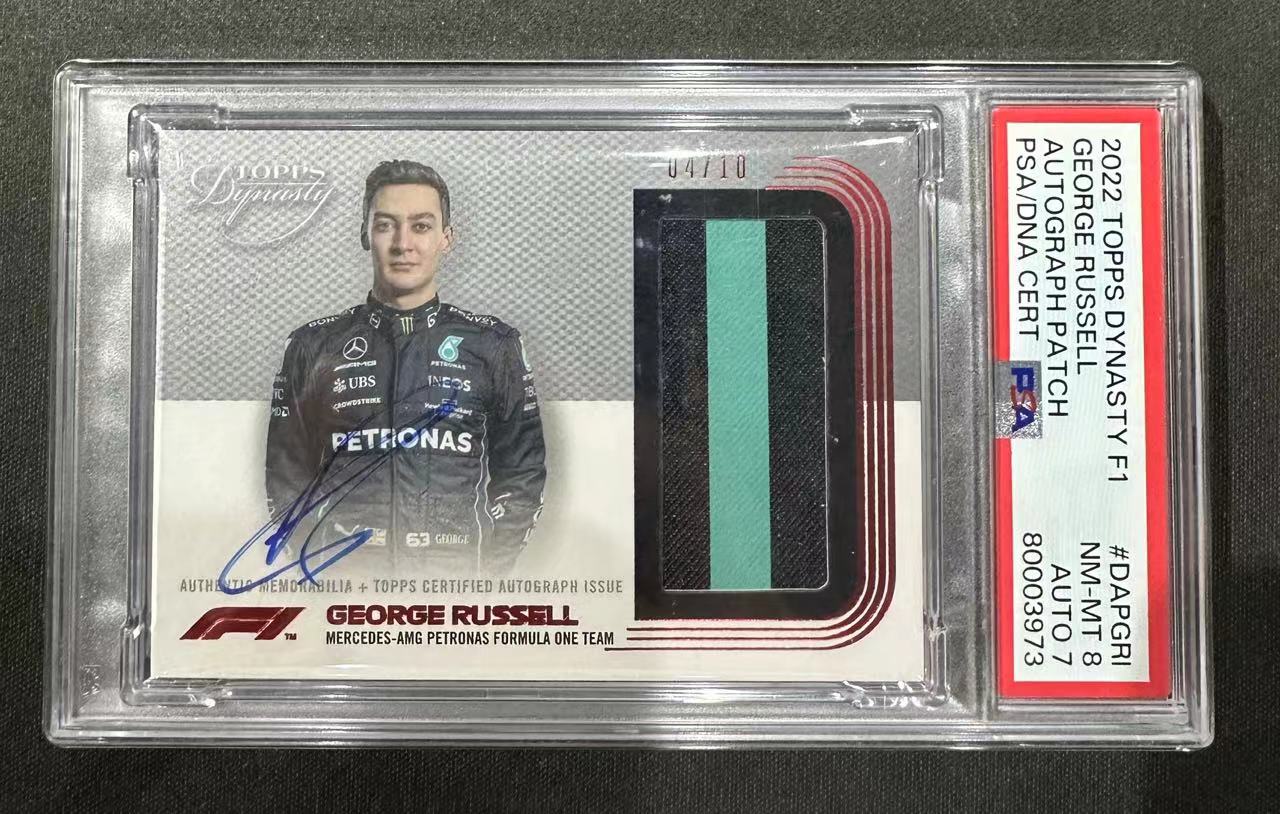 【长安代卖】2022 Topps Dynasty F1 George Russell 王朝 高端系列 梅赛德斯奔驰车队 乔治拉塞尔 大窗 ...