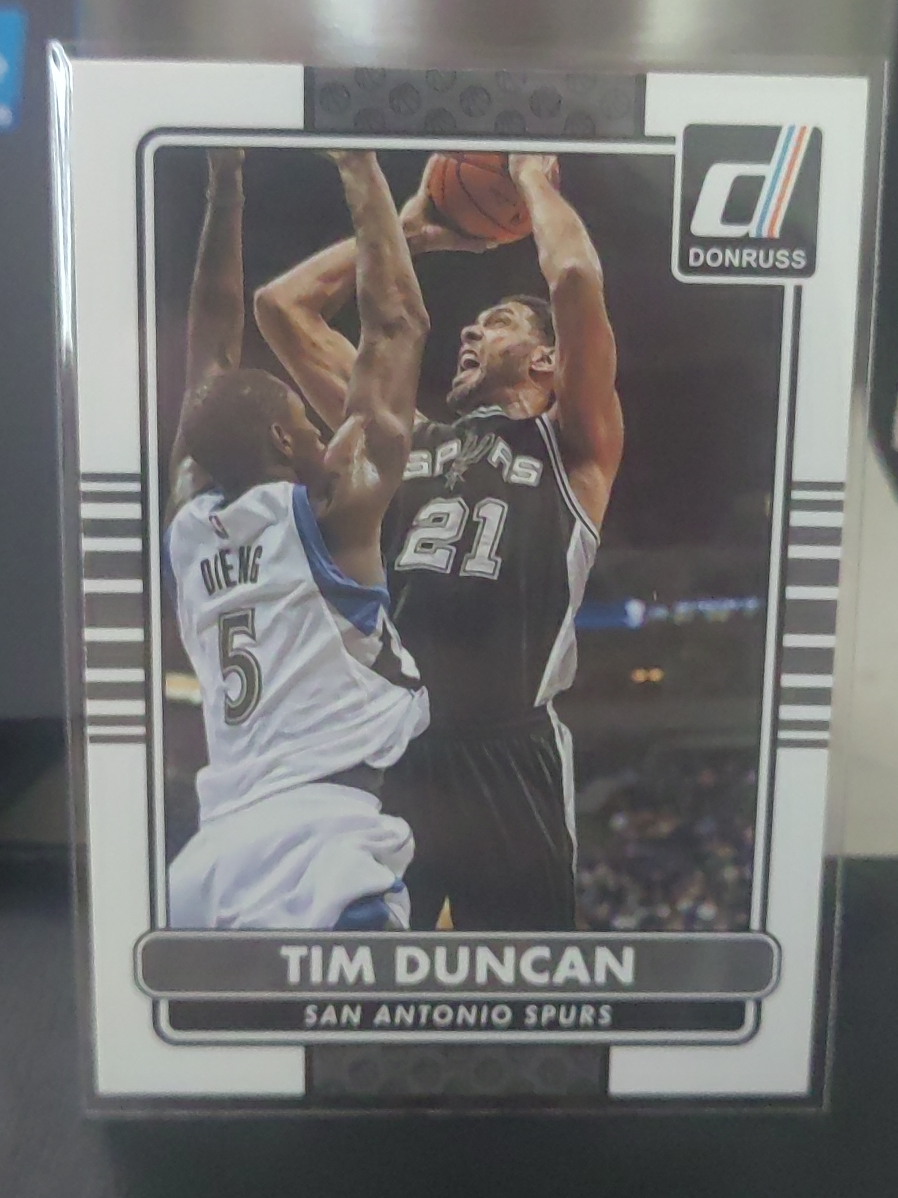 2014-15 Panini Donruss Tim Duncan 杜蕾斯 蒂姆 邓肯 马刺 石佛 名宿 篮 白边白角 不保卡品 卡品如图