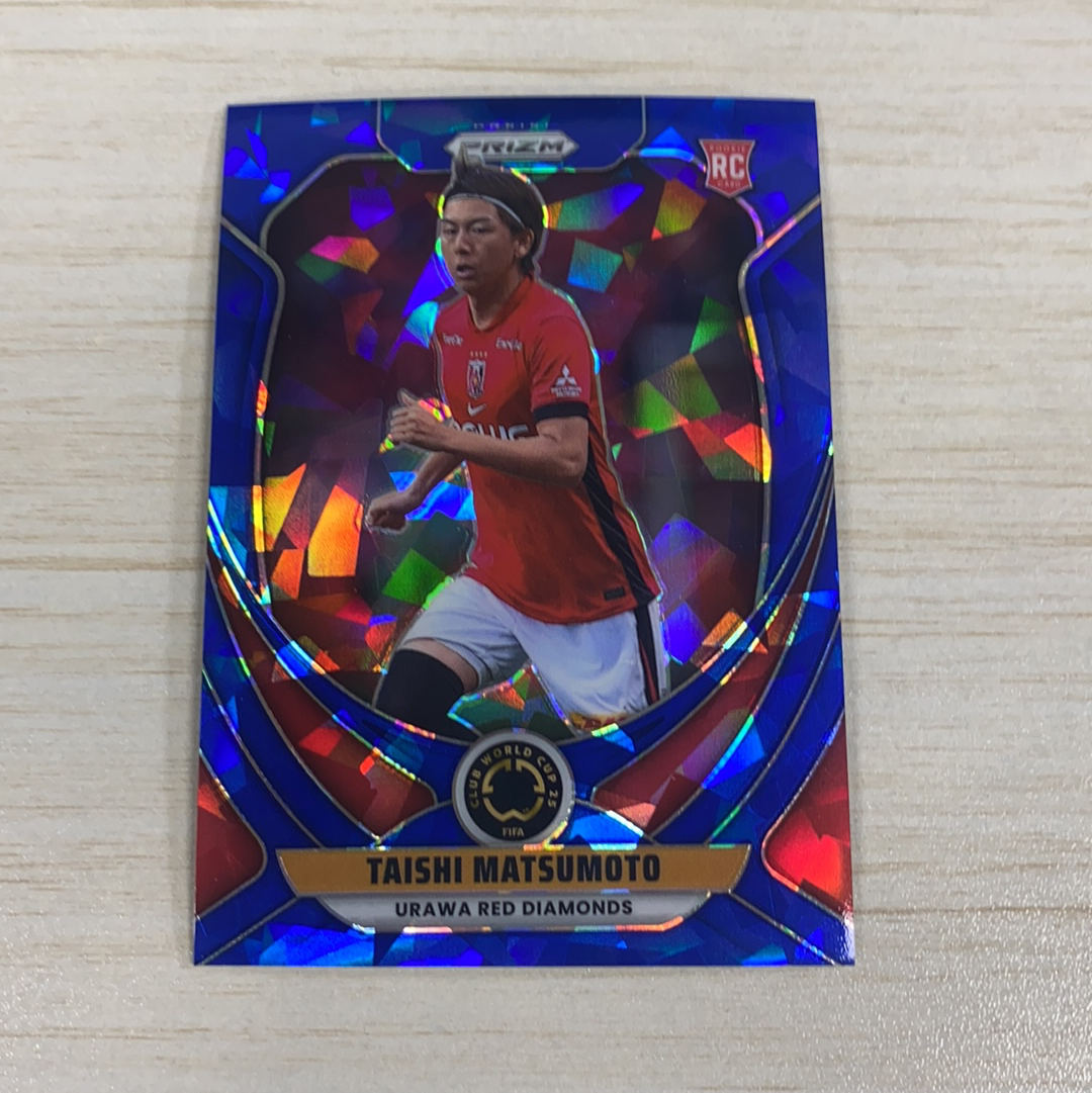 【小牛代拍】2025 Panini Prizm Taishi Matsumoto RC 世俱杯 pz 松本泰志 浦和红钻 新秀 蓝碎冰折 175编 卡品如图(一哥)