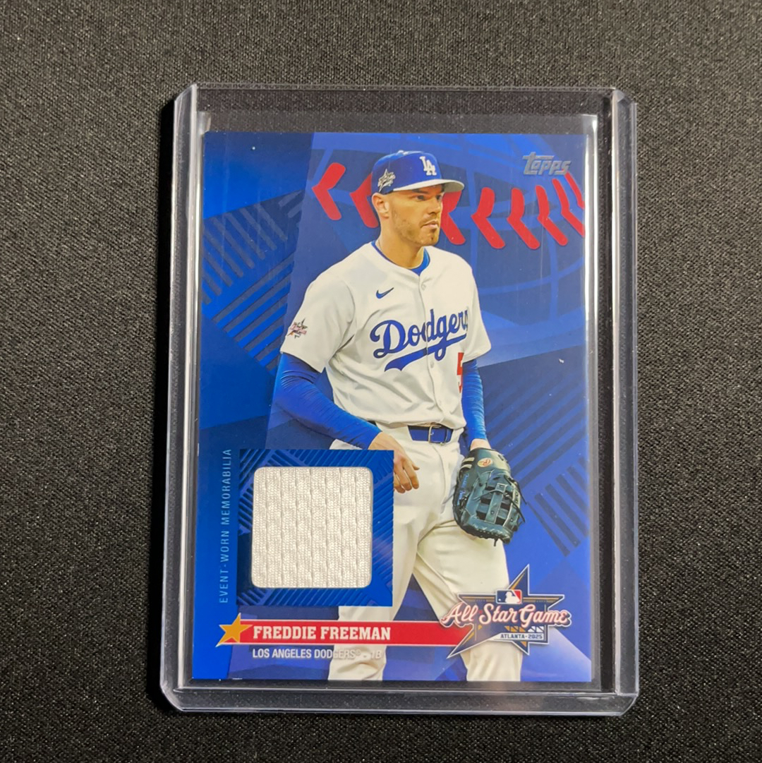 2025 Topps Update Freddie Freeman 弗里曼 道奇 自由人 mvp 全明星球衣 GU 【pei】
