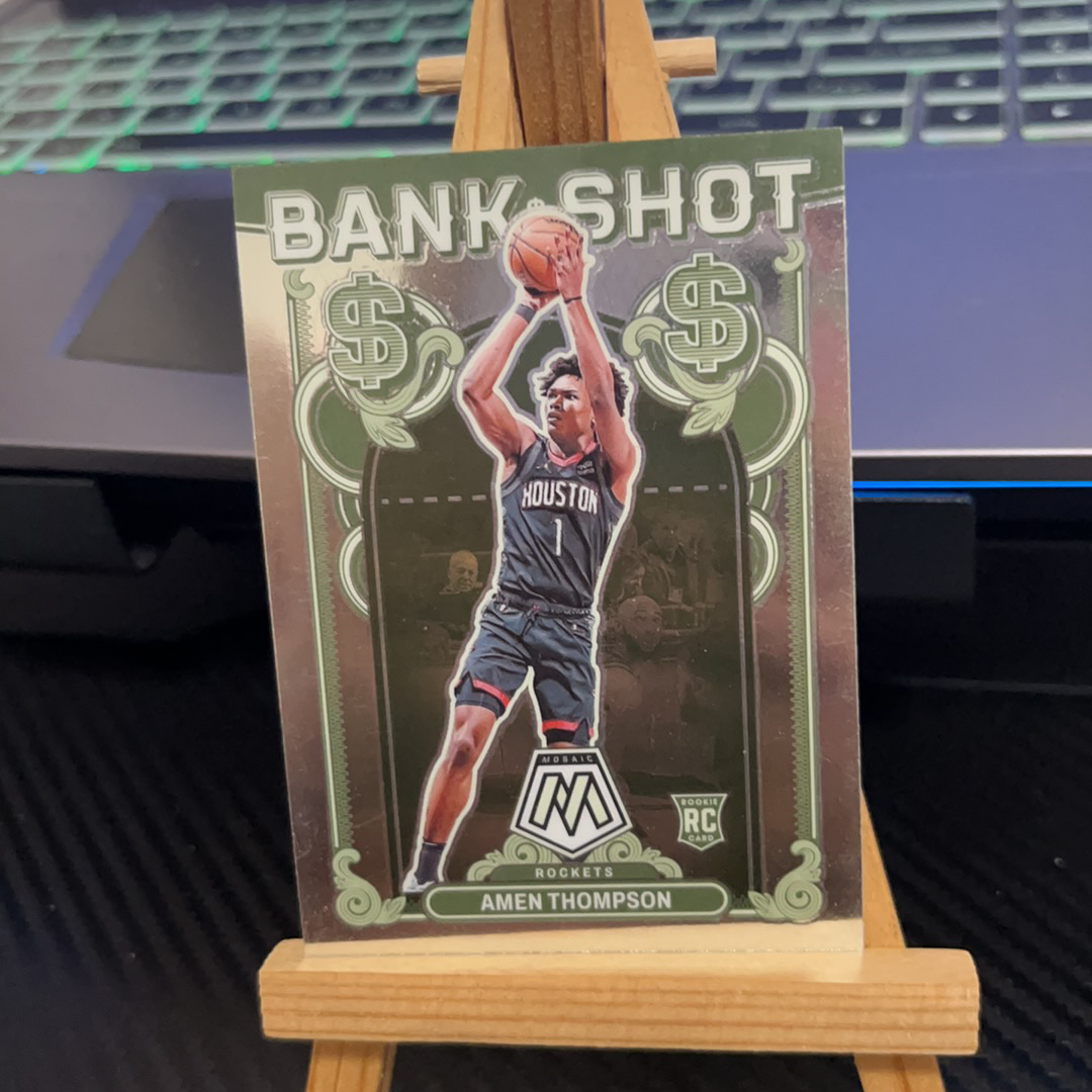 2023-24 Panini Mosaic Amen Thompson RC 阿门 汤普森 火箭 新秀 特卡 马赛克系列 卡品如图 凑图必备 值得收藏!免费代卖!