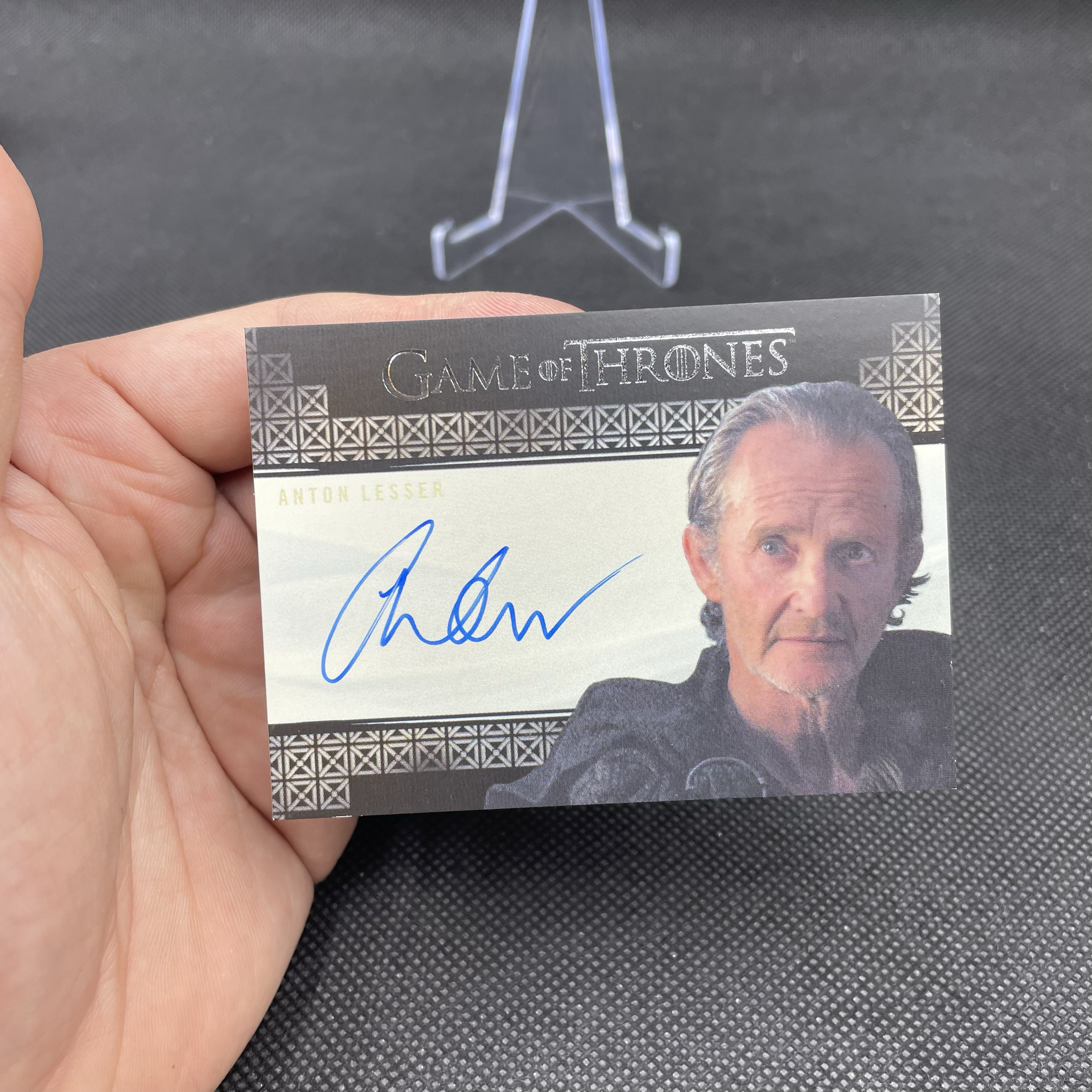 2016 HBO Game of Thrones 权力的游戏 【无界代卖】冰与火之歌 Anton Lesser 安东·莱瑟 饰演 Qyburn 大麻雀 签字 卡签 演员签字 品墨如图 不累计 吃我一掌