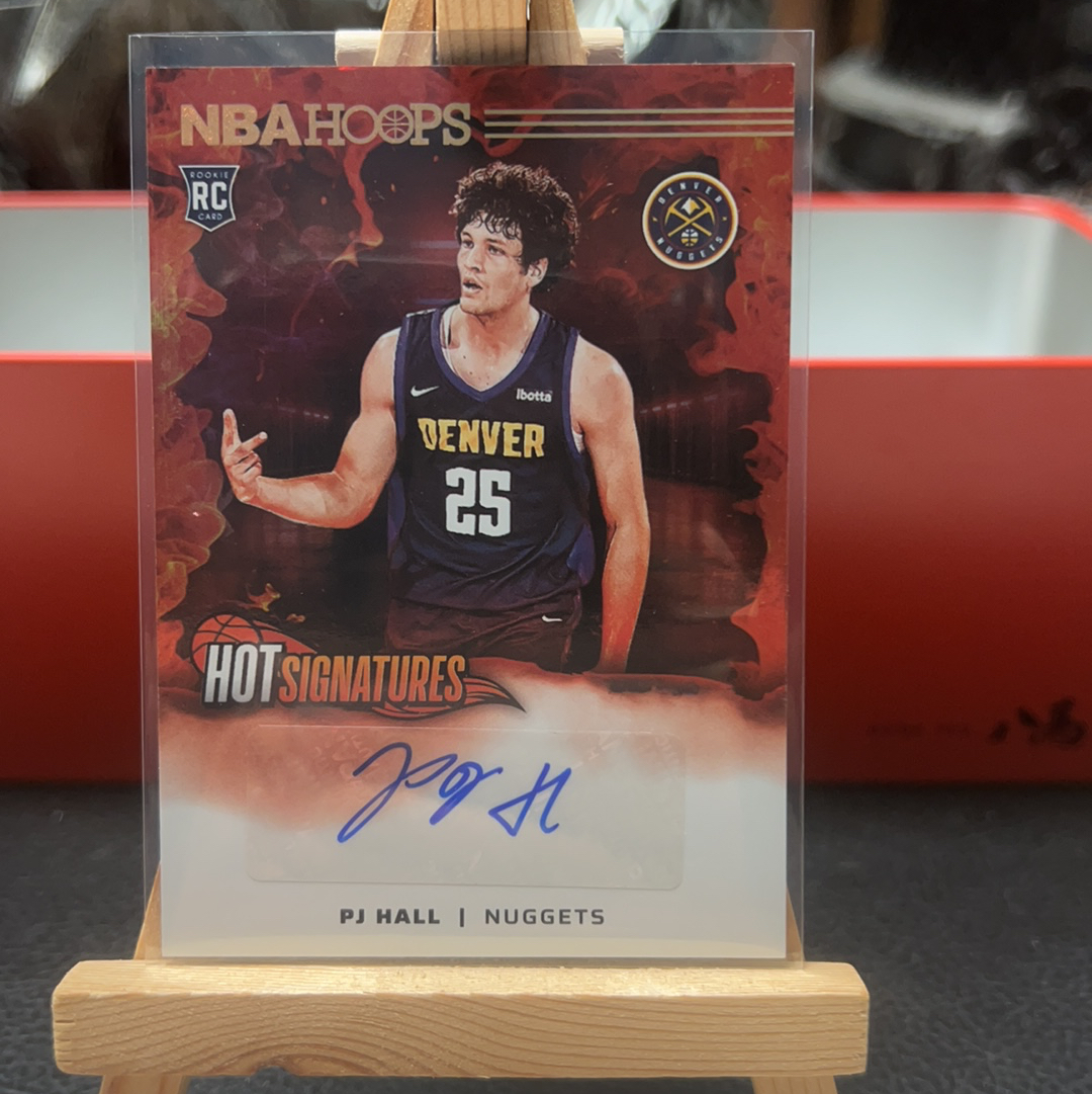 【SY代卖sy0150-可累积-瑕疵看图】2024-25 Panini NBA Hoops pj hall RC 掘金 新秀 PJ 霍尔 签字