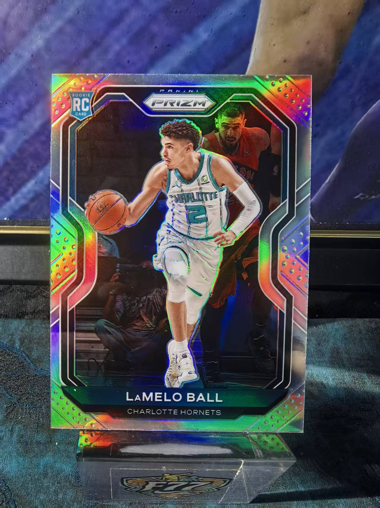 2020-21 Panini Prizm LaMelo Ball Pz 黄蜂 新秀RC 拉梅洛 鲍尔 三球 银折 正银折 base 值得珍藏 凑套 微瑕 收藏必备 狗夏