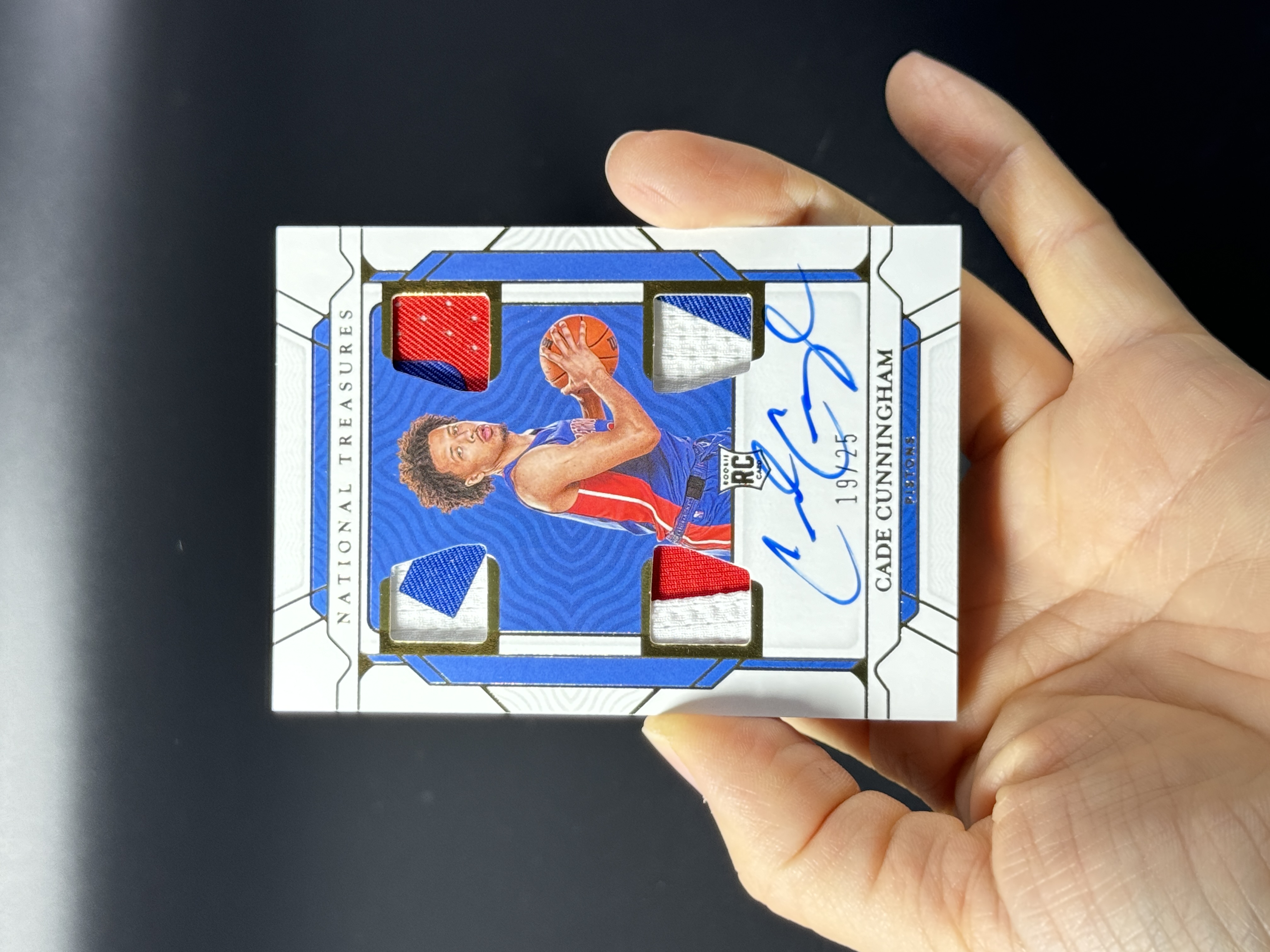 【喷子拍卖】2021-22 Panini National Treasures Cade Cunningham 国宝 活塞 坎宁安 康宁汉姆 ...