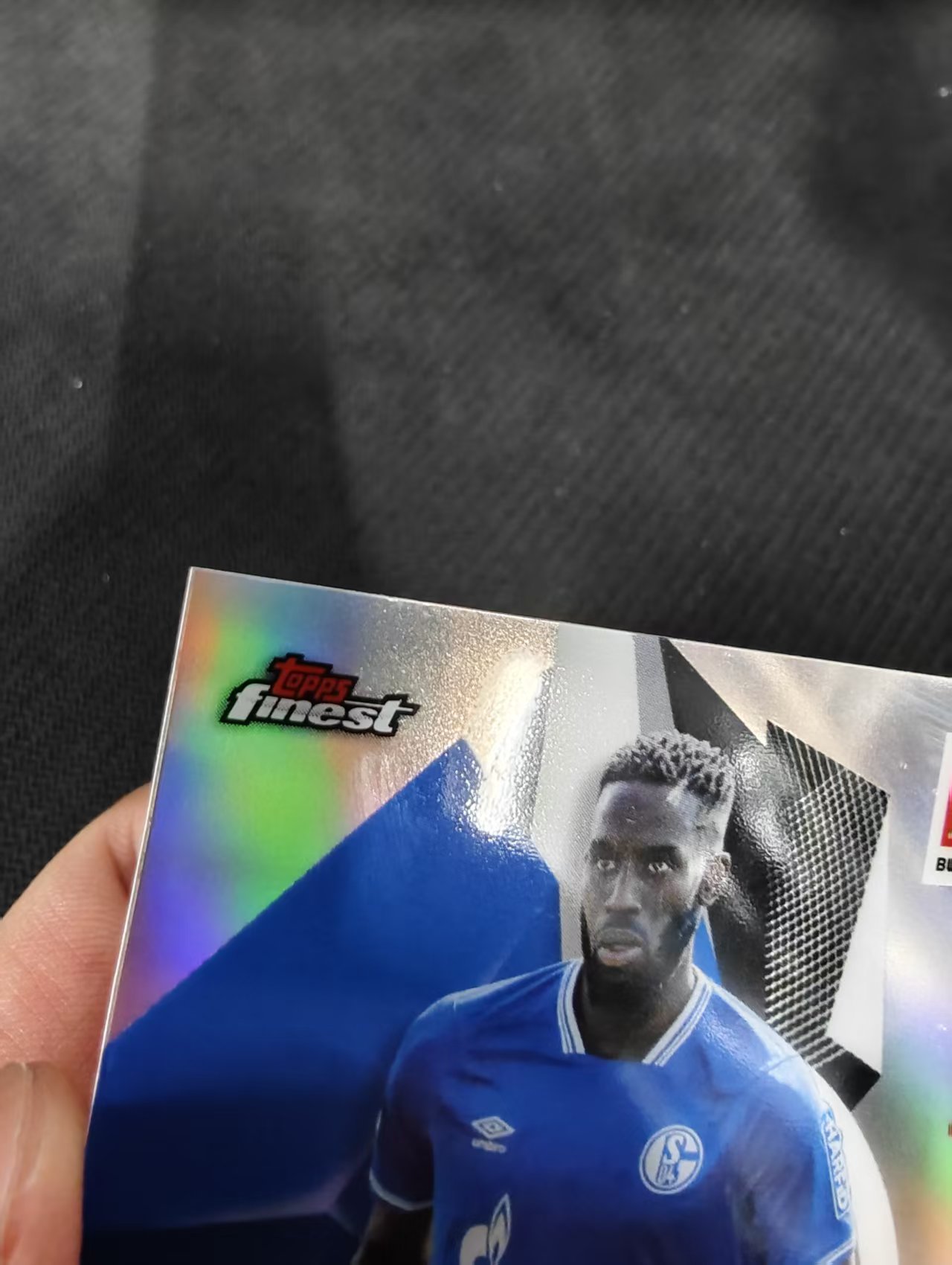 【可合并,不累计】2021 Topps Finest Salif Sane 德甲Finest 沙尔克04 萨内 贝尔 签字 签名 银折 瑕疵如图