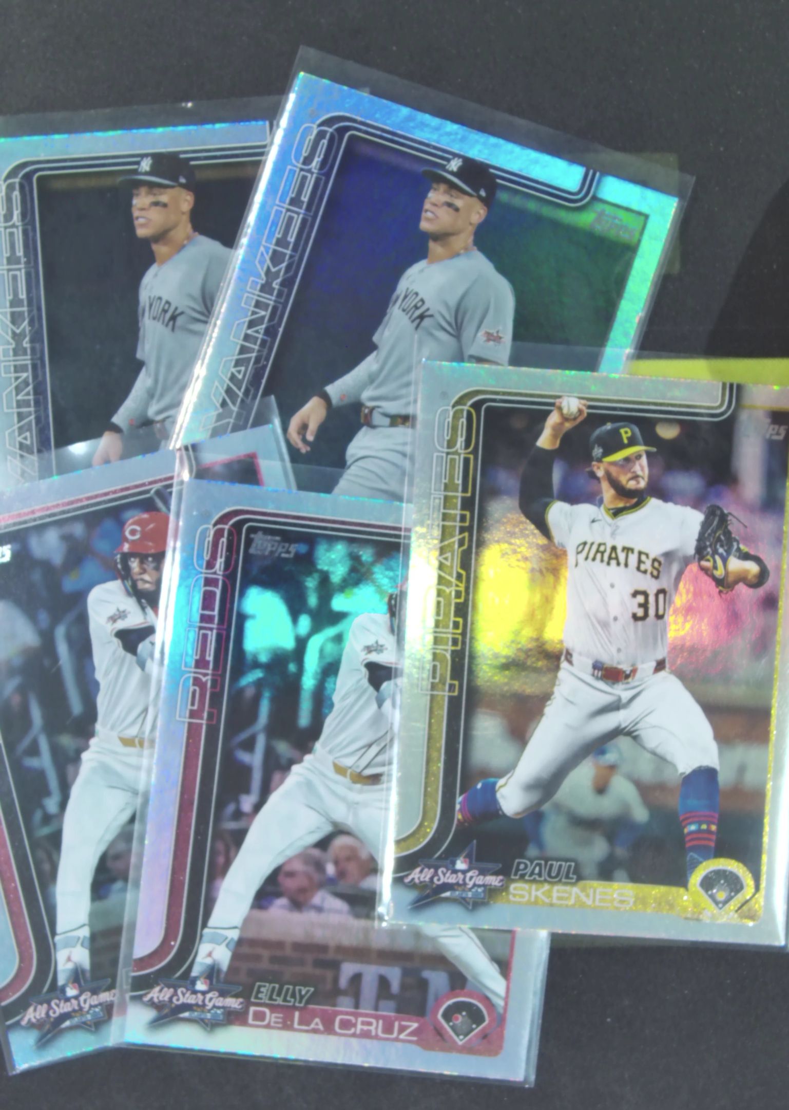 2025 Topps Flagship Aaron Judge Nirvana Project 贾奇 德拉克鲁斯 斯肯斯 5张lot 全明星 变化版 银折 折射 卡品如图 收藏必备 吴¥