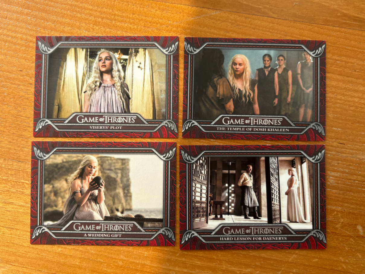 2021 Other Game of Thrones Emilia Clarke HBO 权利的游戏 权力的游戏 冰与火之歌 丹妮莉丝 龙妈 Lot配置如图 凑套专收必备