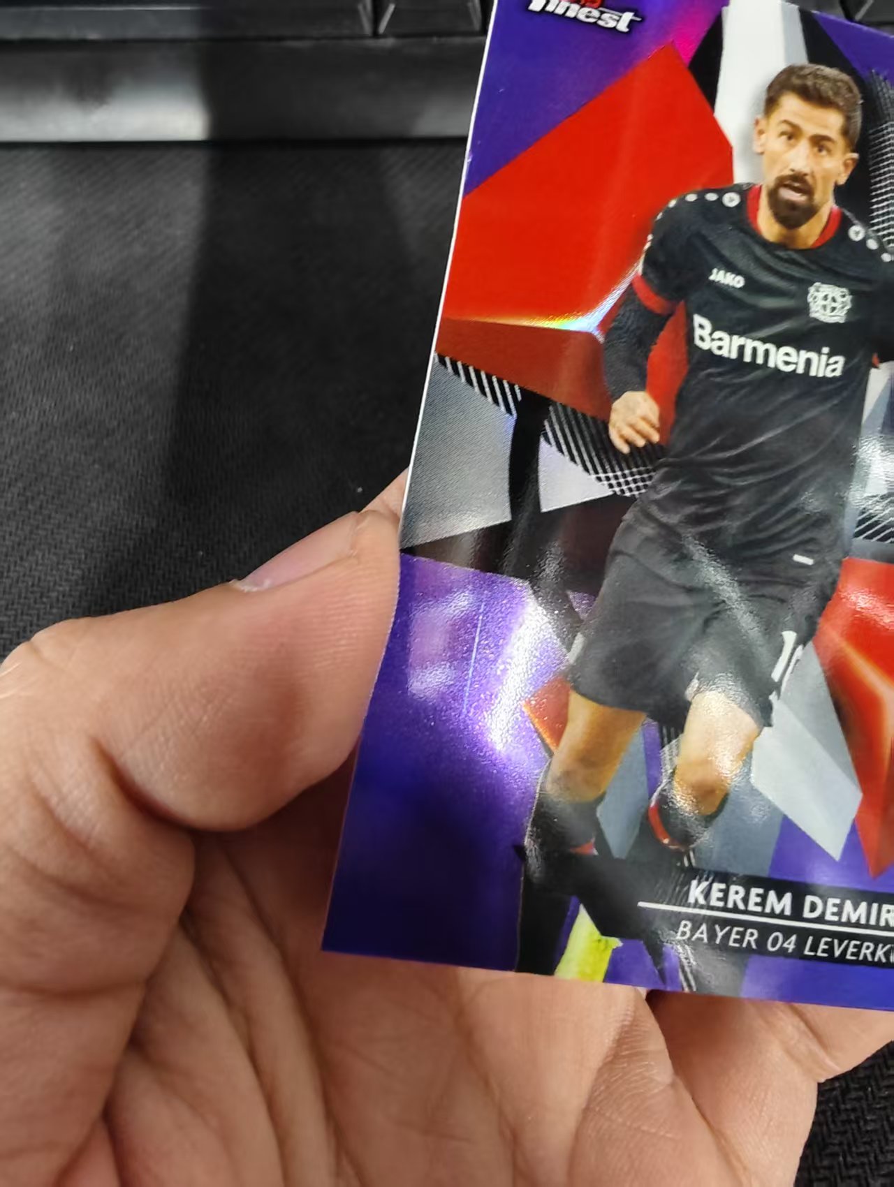 【可合并,不累计】2021 Topps Finest Kerem Demirbay 德甲 勒沃库森 德米尔拜 紫折 250编 瑕疵如图