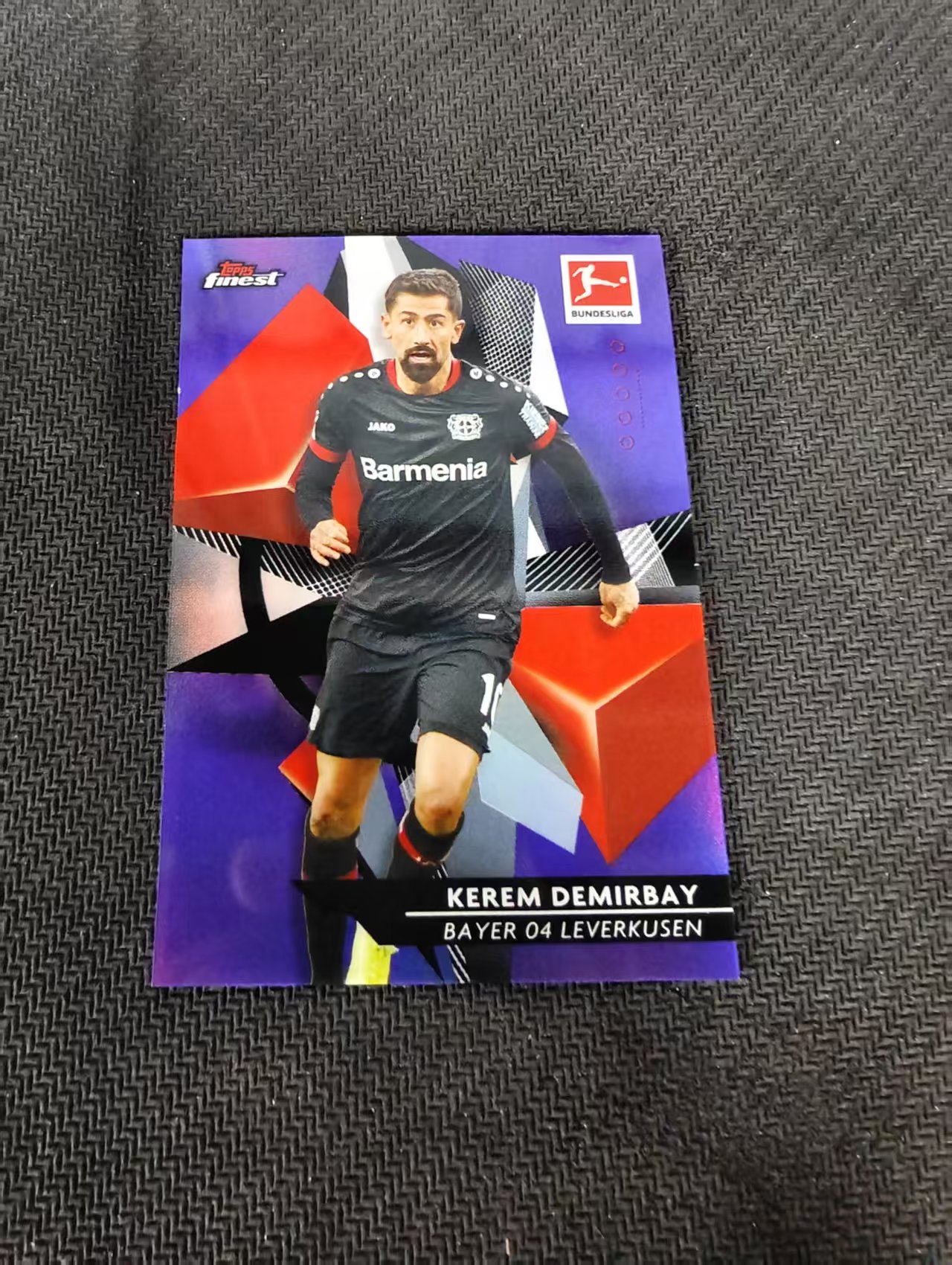 【可合并,不累计】2021 Topps Finest Kerem Demirbay 德甲 勒沃库森 德米尔拜 紫折 250编 瑕疵如图