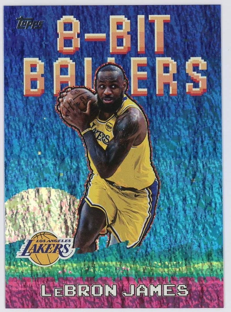 2025-26 Topps Flagship LeBron James 勒布朗詹姆斯 8-Bit Ballers 特卡 折射 湖人 老詹 小皇帝 乐邦詹士 卡品如图 1BL6/11.27