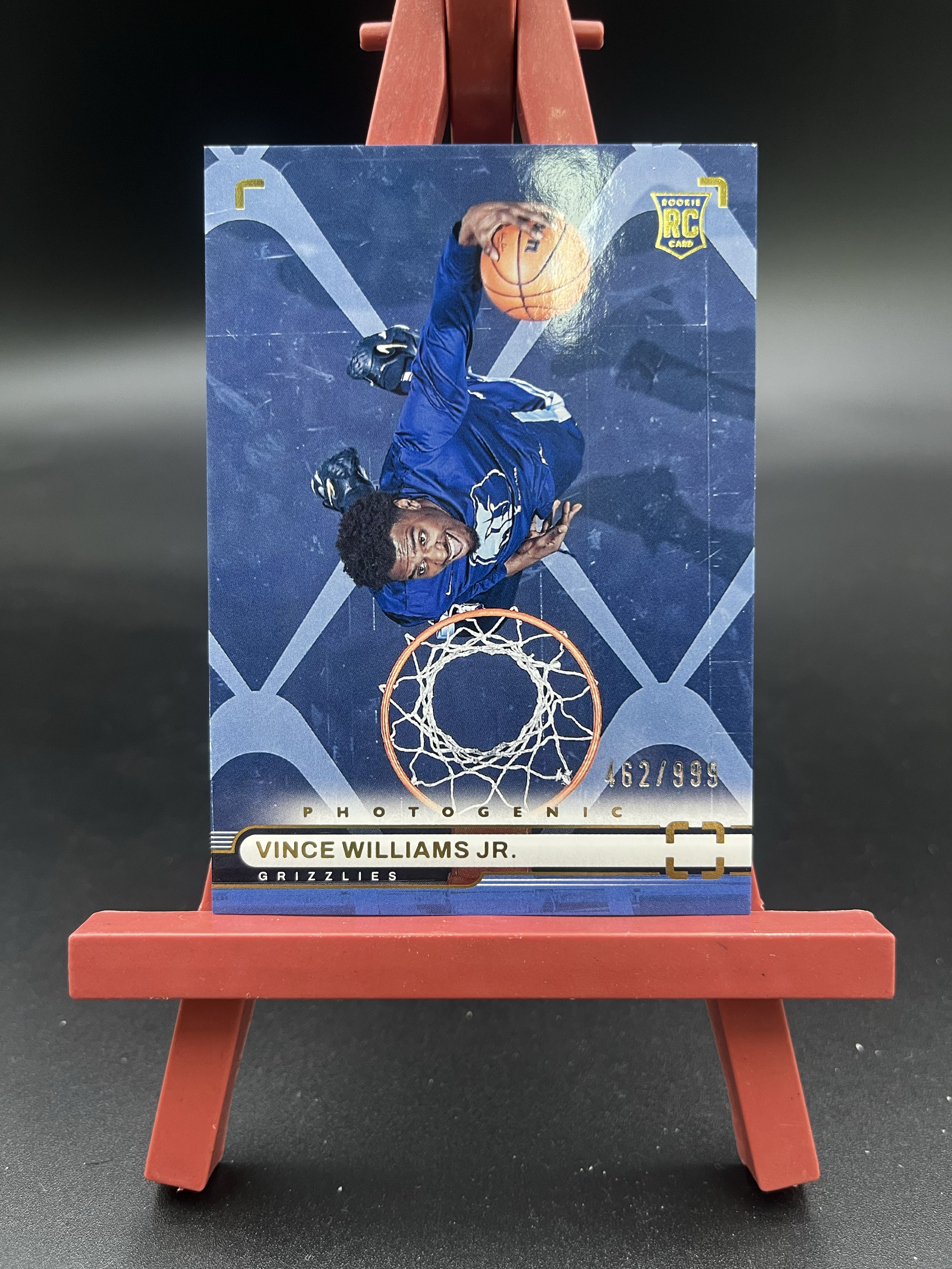 2022-23 Panini PhotoGenic Vince Williams Jr. RC 462/999编 上镜 新秀 文斯 威廉姆斯 灰熊 卡品如图【优质新秀专场】04WZ