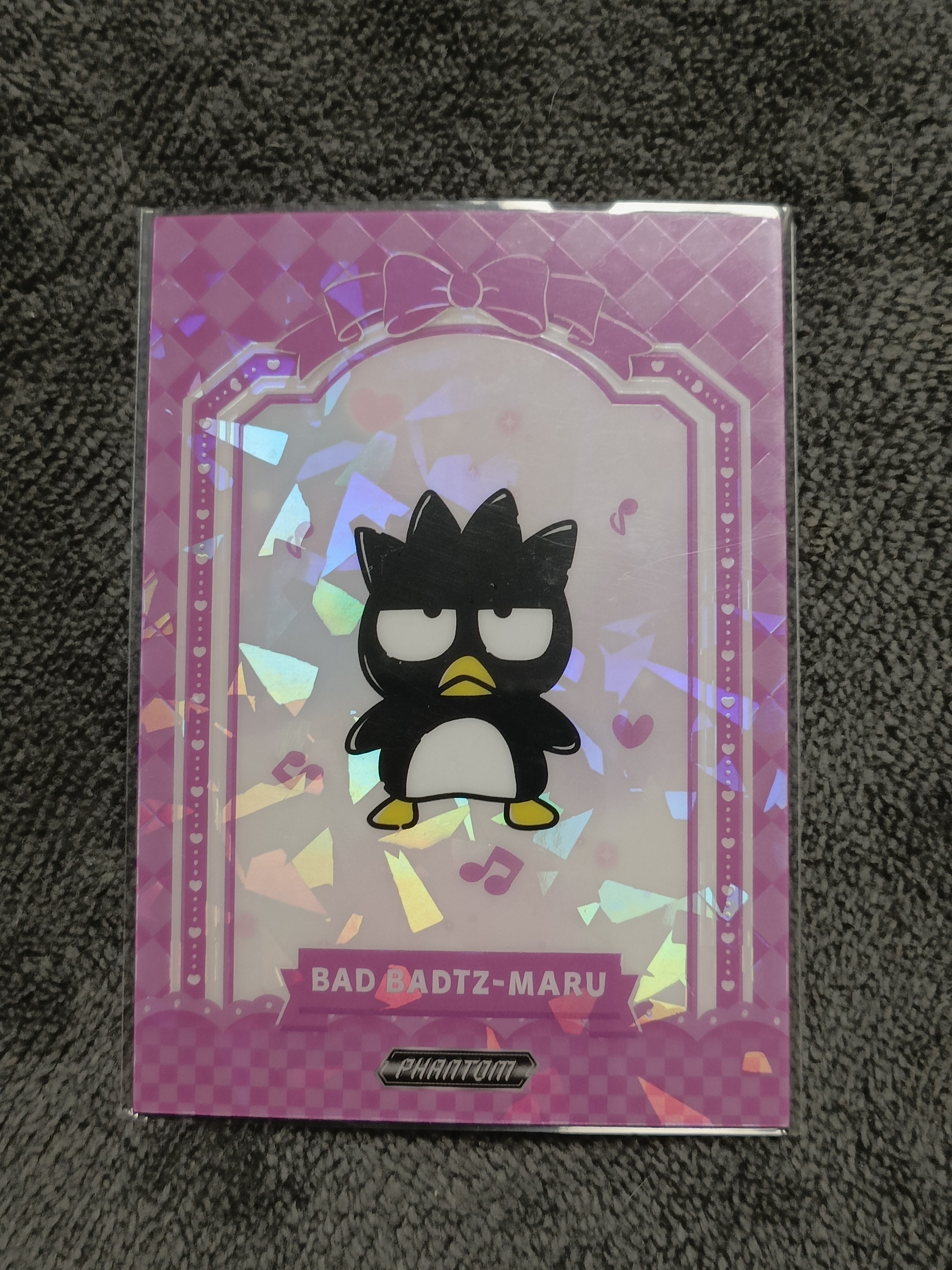 2023 Kakawow PHANTOM 三丽鸥家族系列收藏卡 BAD BADTZ-MARU 酷企鹅 【谦谦拍卖】PSA-IPU-10 紫折 014/115编 秋鹿