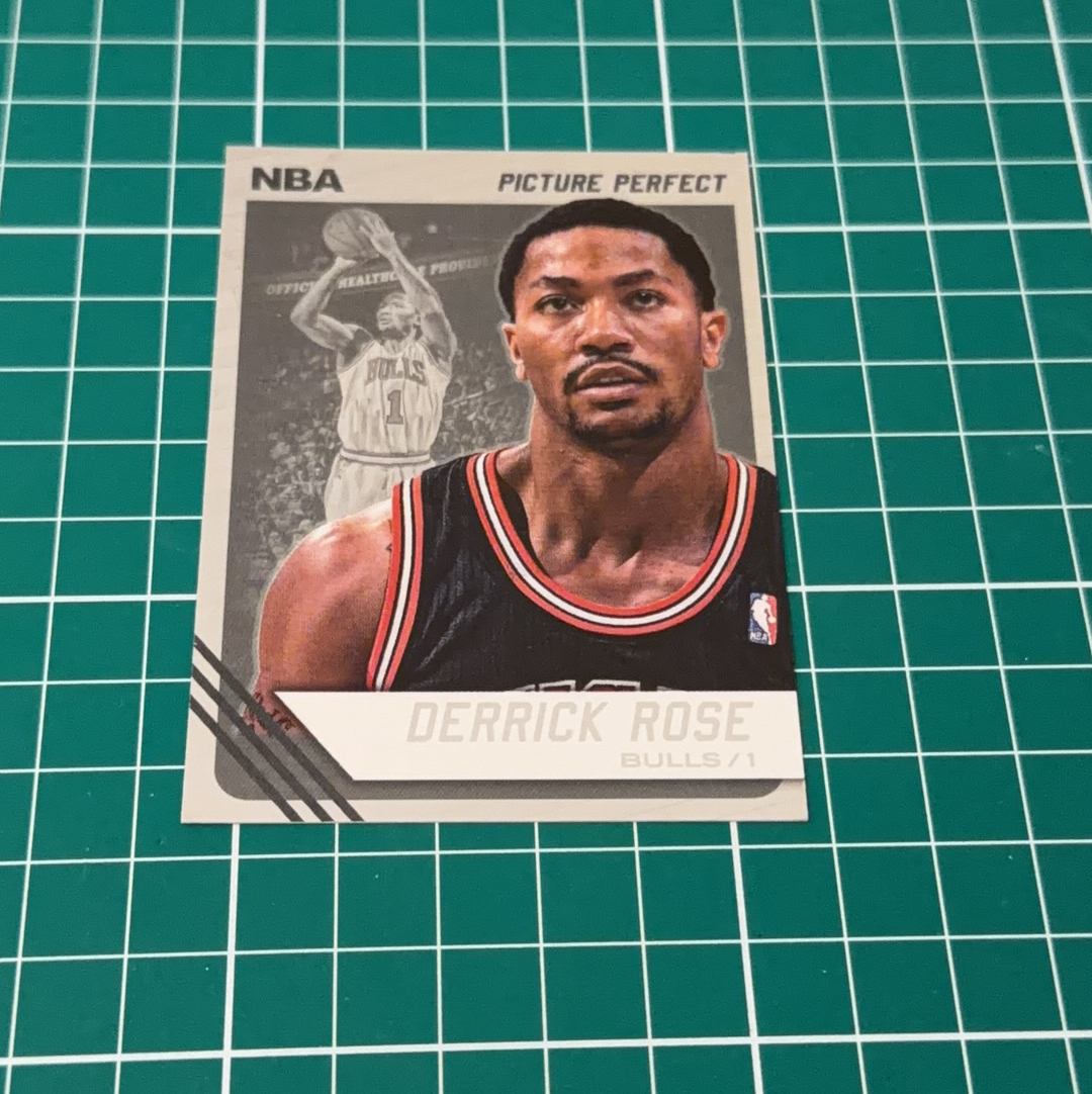 2014-15 Panini Americana Derrick Rose S.p.a. 德里克罗斯 风城玫瑰🌹 公牛队 大头特卡 闪卡 双选图 十年老卡 绝版卡 稀有大比例 折角