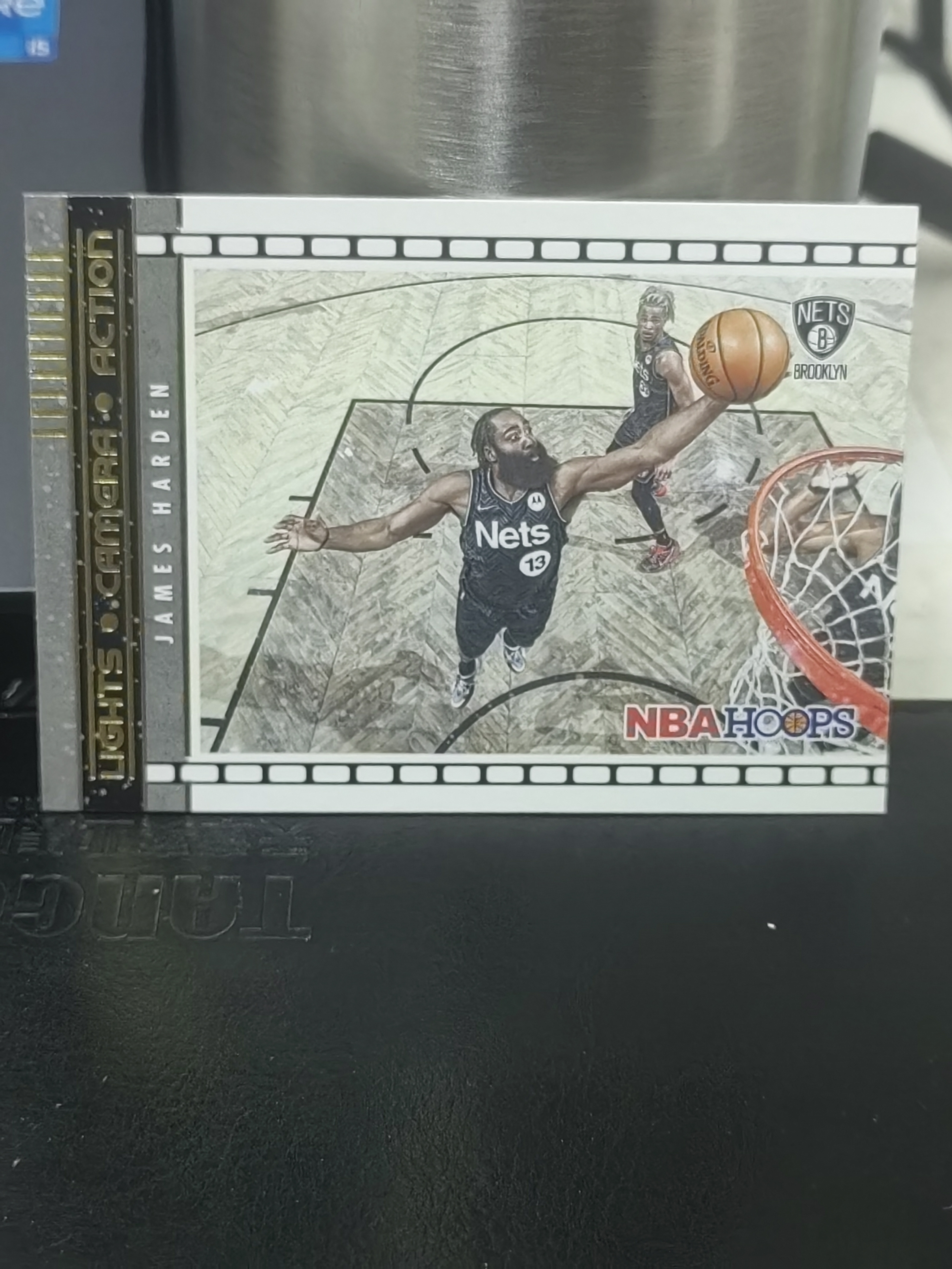 2021-22 Panini Hoops James Harden Hoops 詹姆斯 哈登 金标 LIGHTS CAMERA ACTION 篮 白边白角 不保卡品 卡品如图