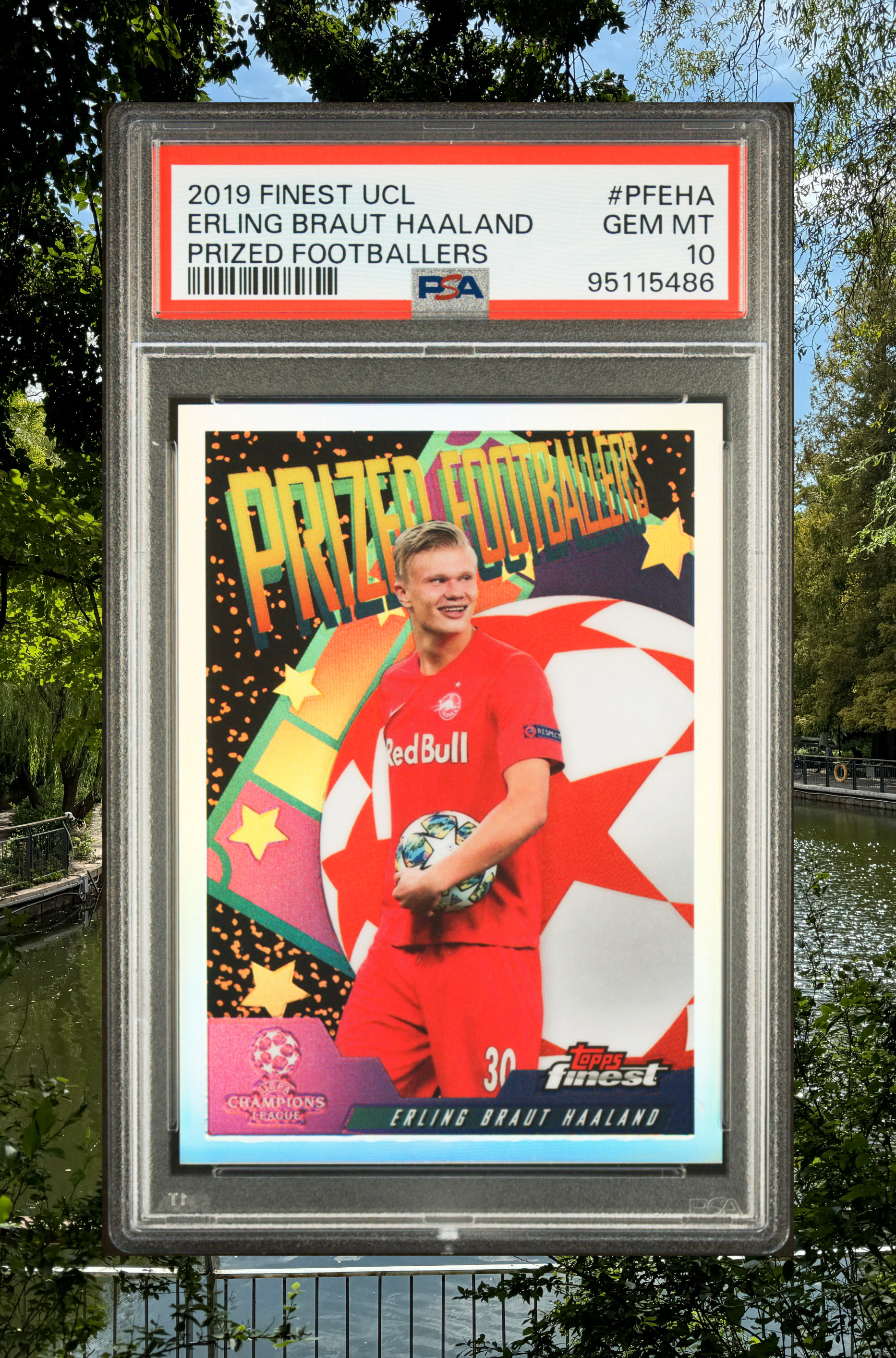 2019 Topps Finest Erling Haaland 哈兰德 银折 准新秀卡片 曼城 多特 多特蒙德 PSA10分 满分!!投资必备 亚马尔 姆巴佩 竞争者 持续大涨 江枫拍卖